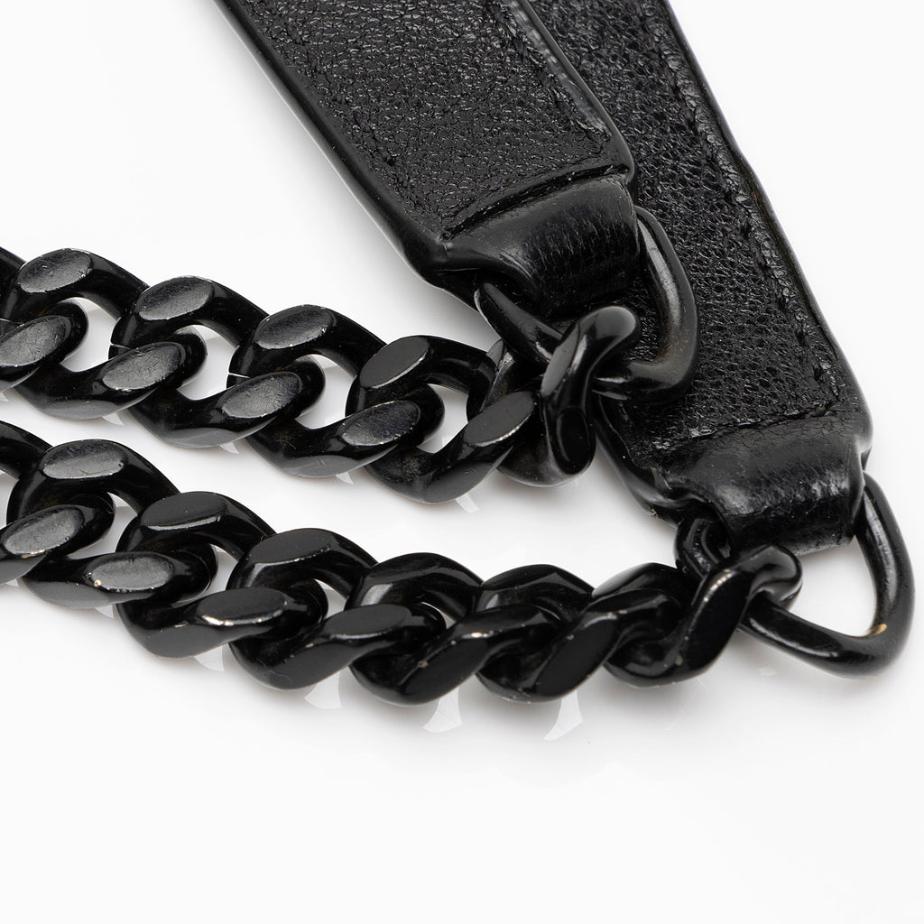 Saint Laurent Lambskin Large Monogram Nolita Bag (SHF-23575)