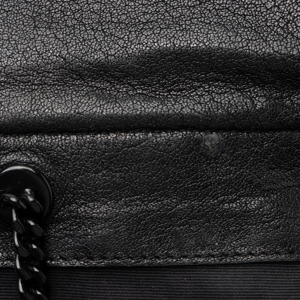 Saint Laurent Lambskin Large Monogram Nolita Bag (SHF-23575)