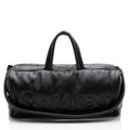 Saint Laurent Lambskin Logo Puffer Duffle