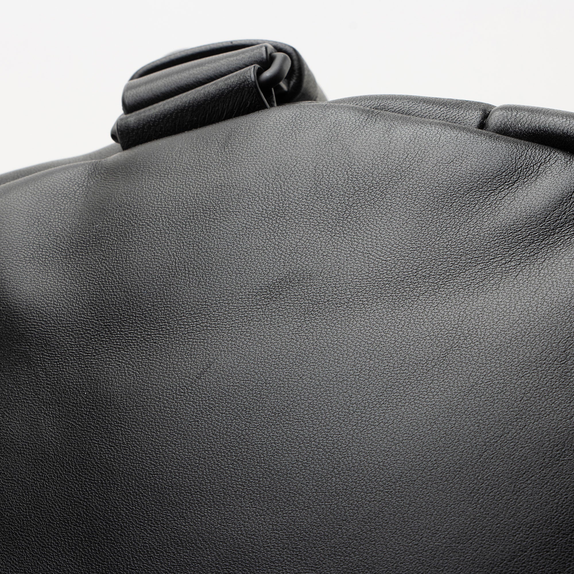 Saint Laurent Lambskin Logo Puffer Duffle