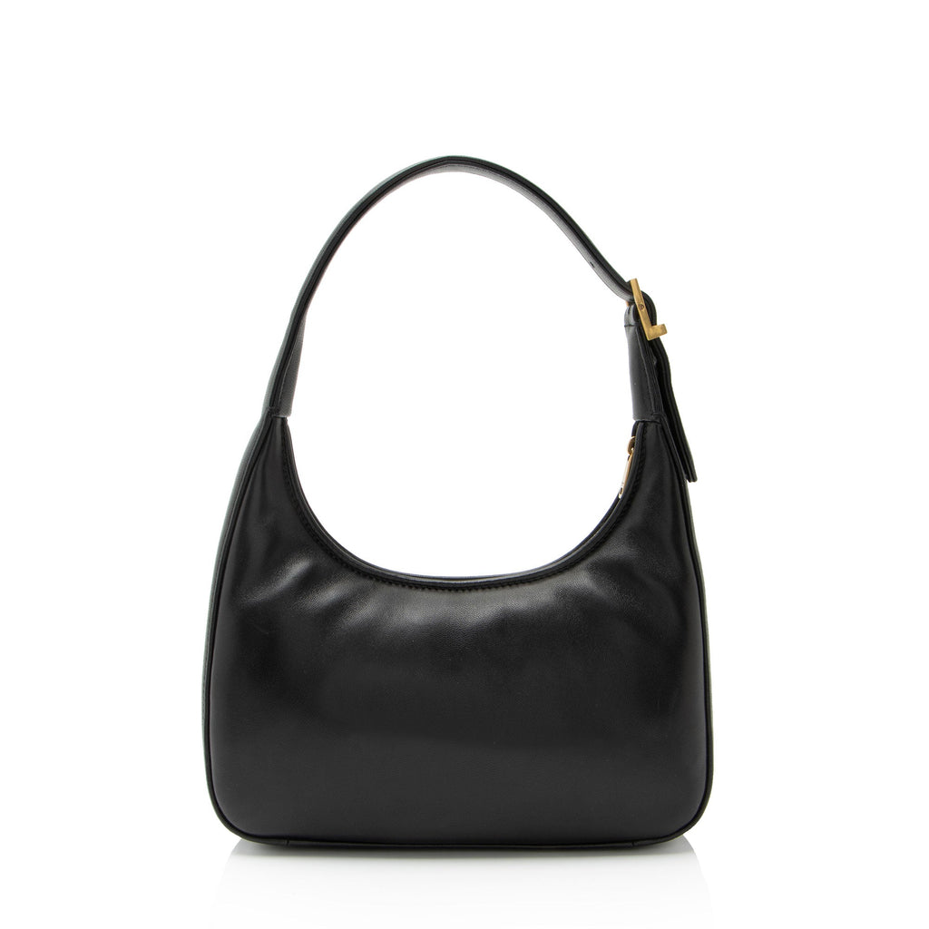Saint Laurent Lambskin Monogram Calypso Mini Hobo