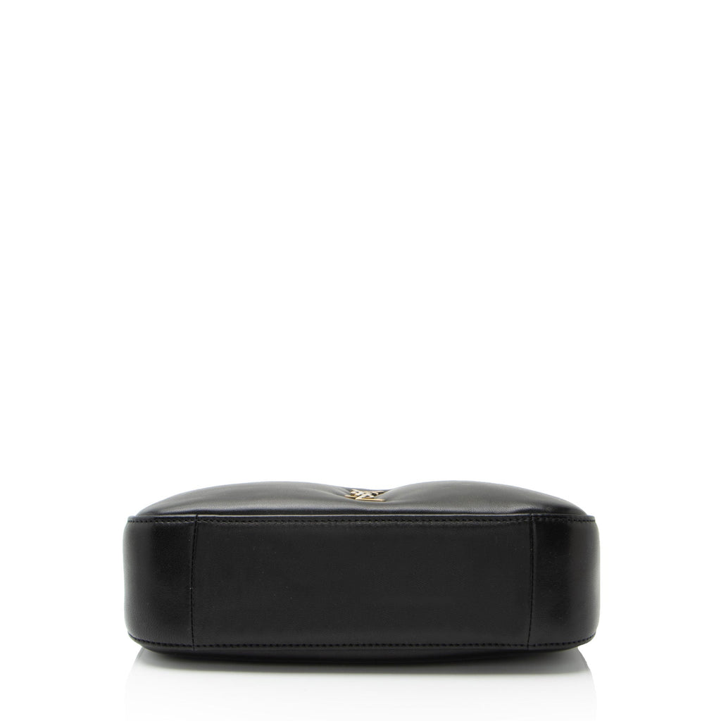 Saint Laurent Lambskin Monogram Calypso Mini Hobo