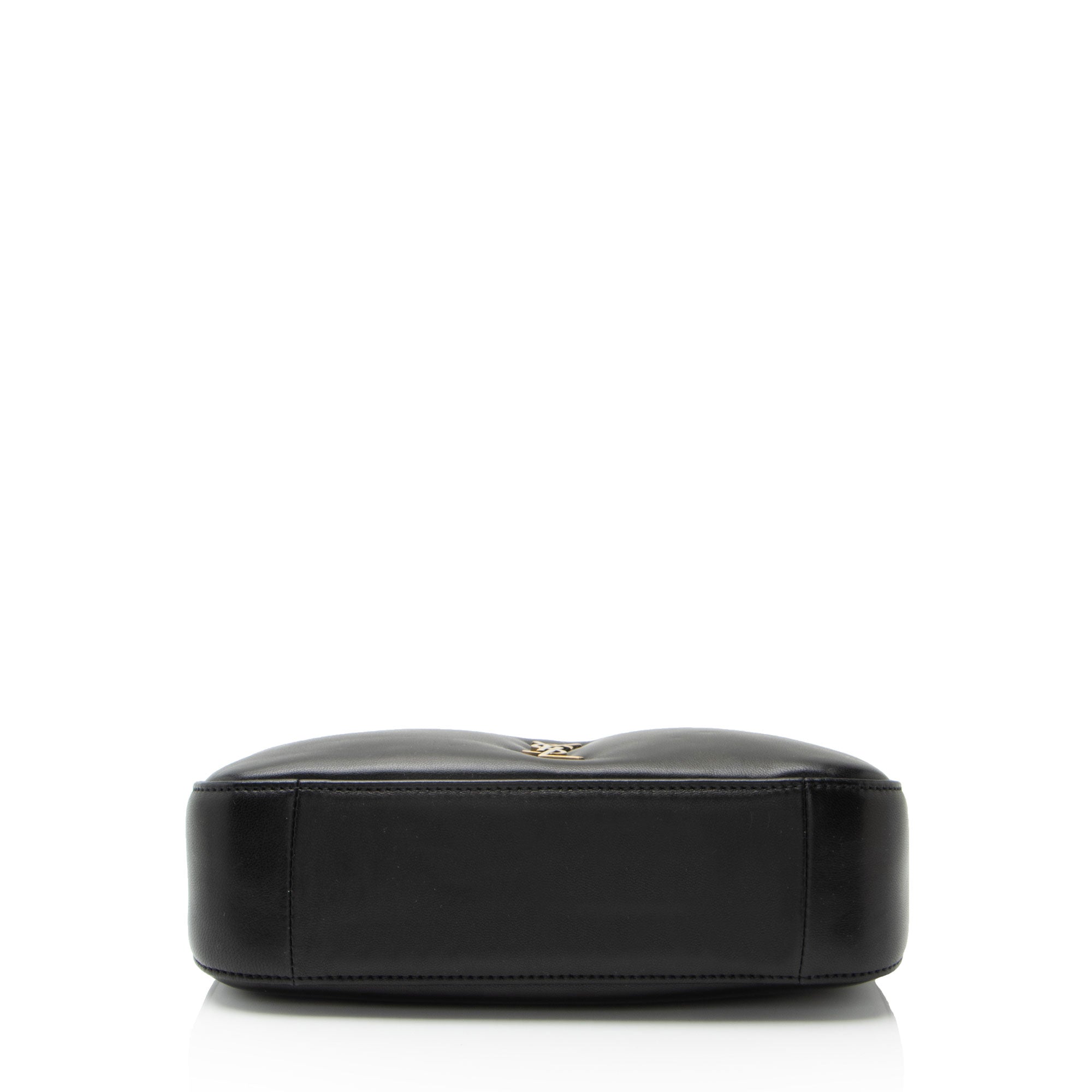 Saint Laurent Lambskin Monogram Calypso Mini Hobo
