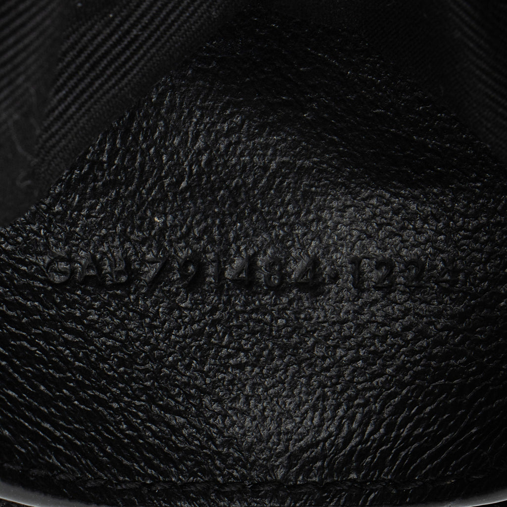 Saint Laurent Lambskin Monogram Calypso Mini Hobo