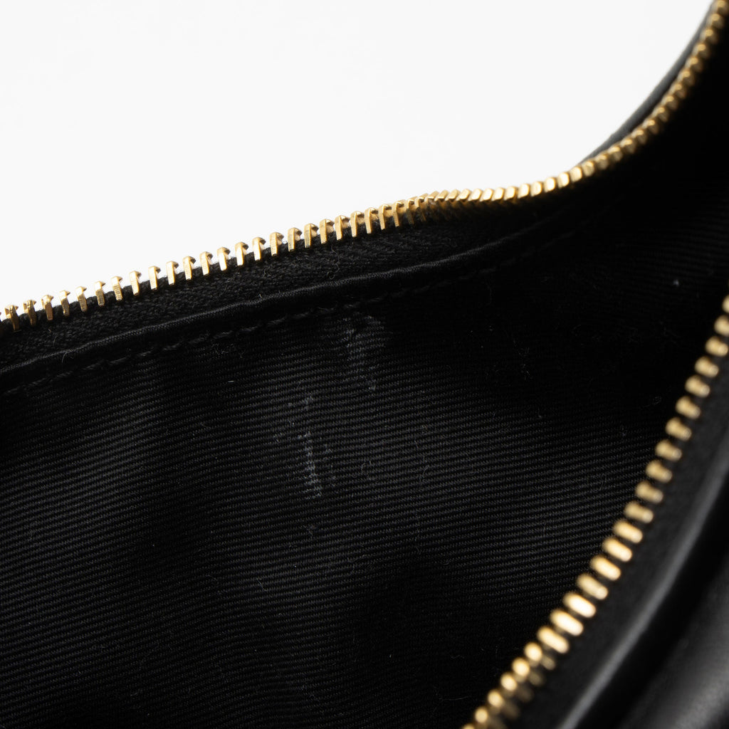 Saint Laurent Lambskin Monogram Calypso Mini Hobo