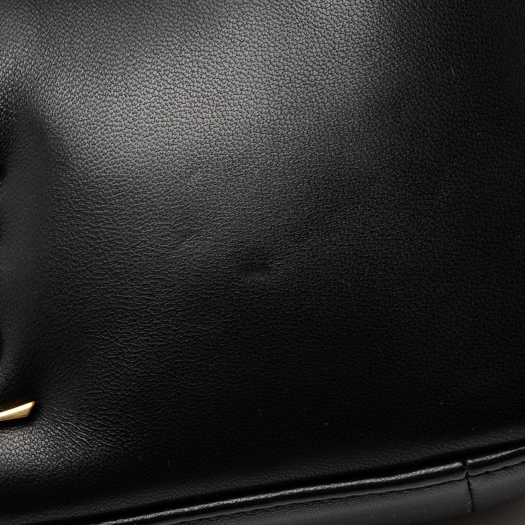 Saint Laurent Lambskin Monogram Calypso Mini Hobo