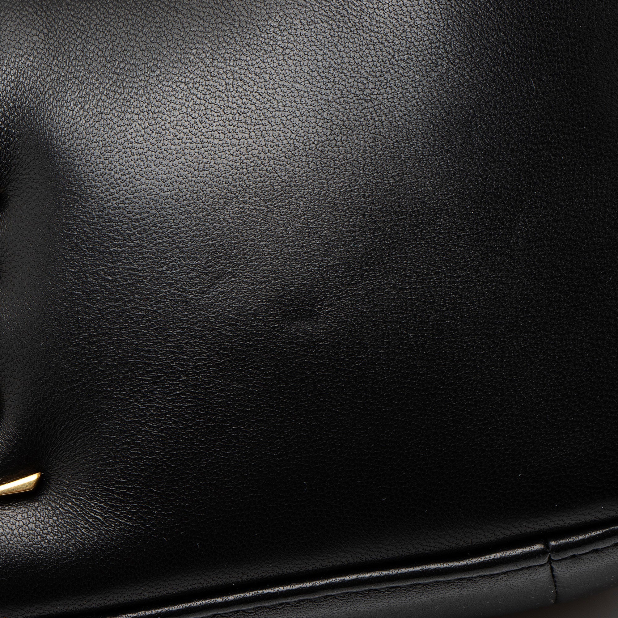 Saint Laurent Lambskin Monogram Calypso Mini Hobo