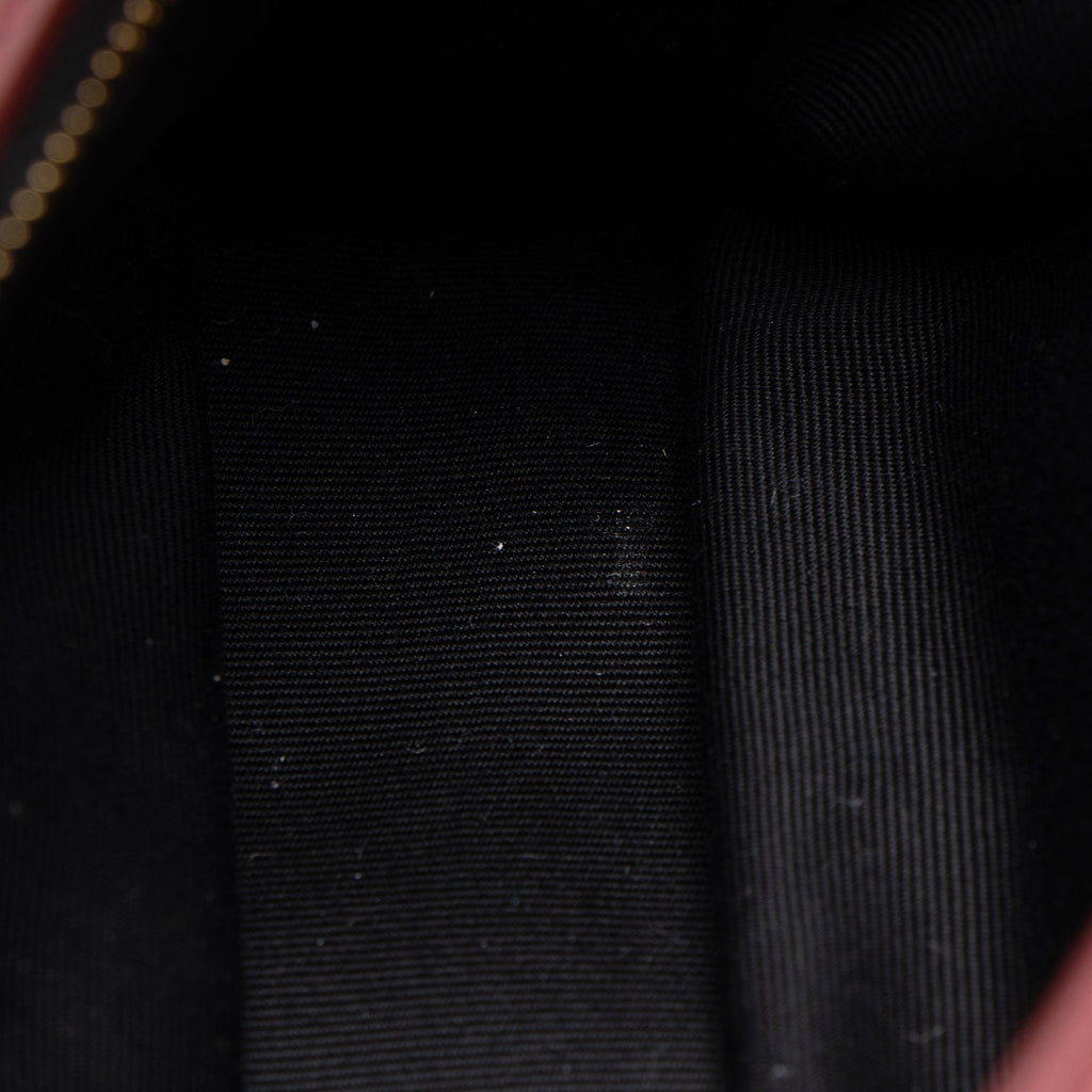 Saint Laurent Lambskin Monogram Calypso Small Shoulder Bag