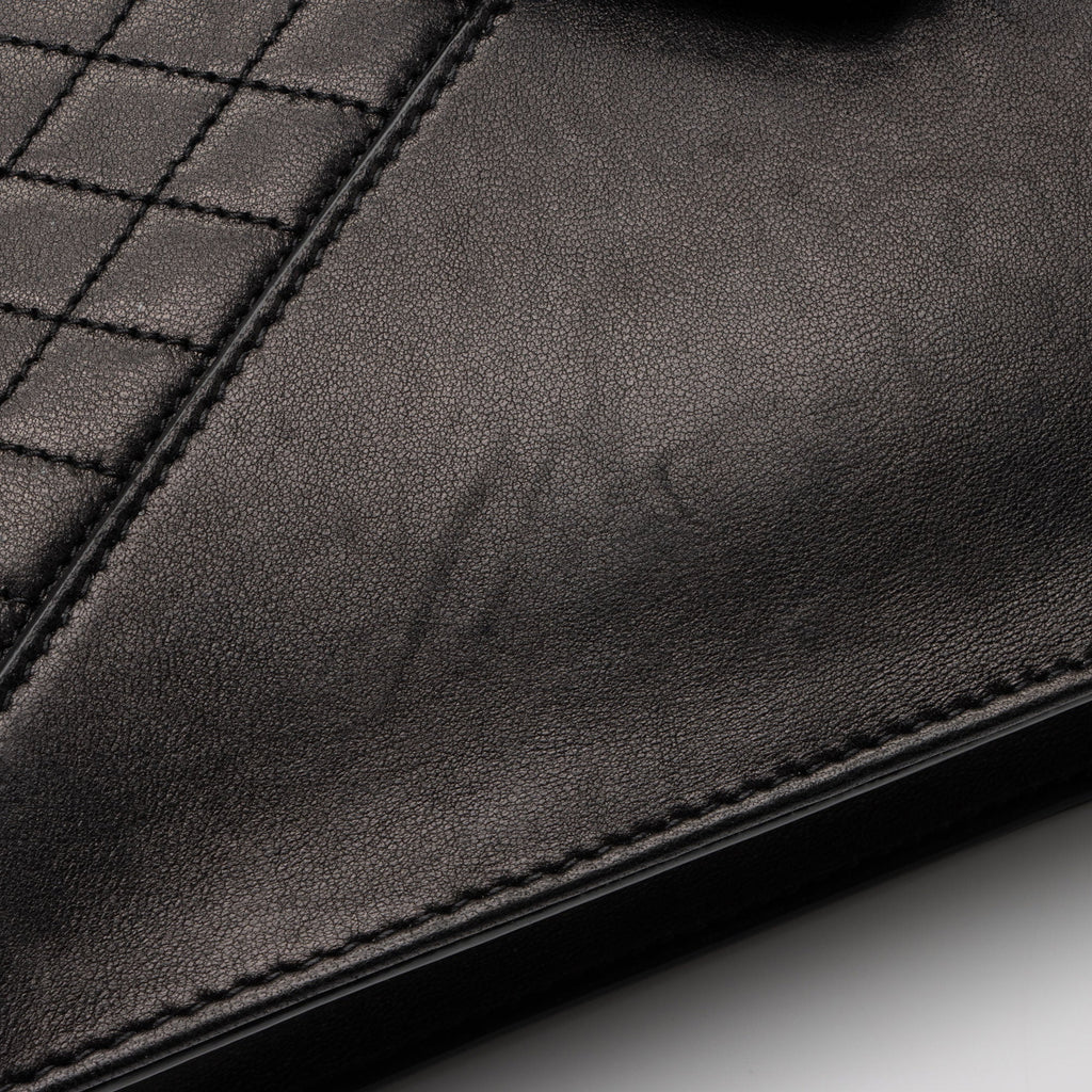 Saint Laurent Lambskin Monogram Gaby Chain Envelope Bag (SHF-KQUxzQ)