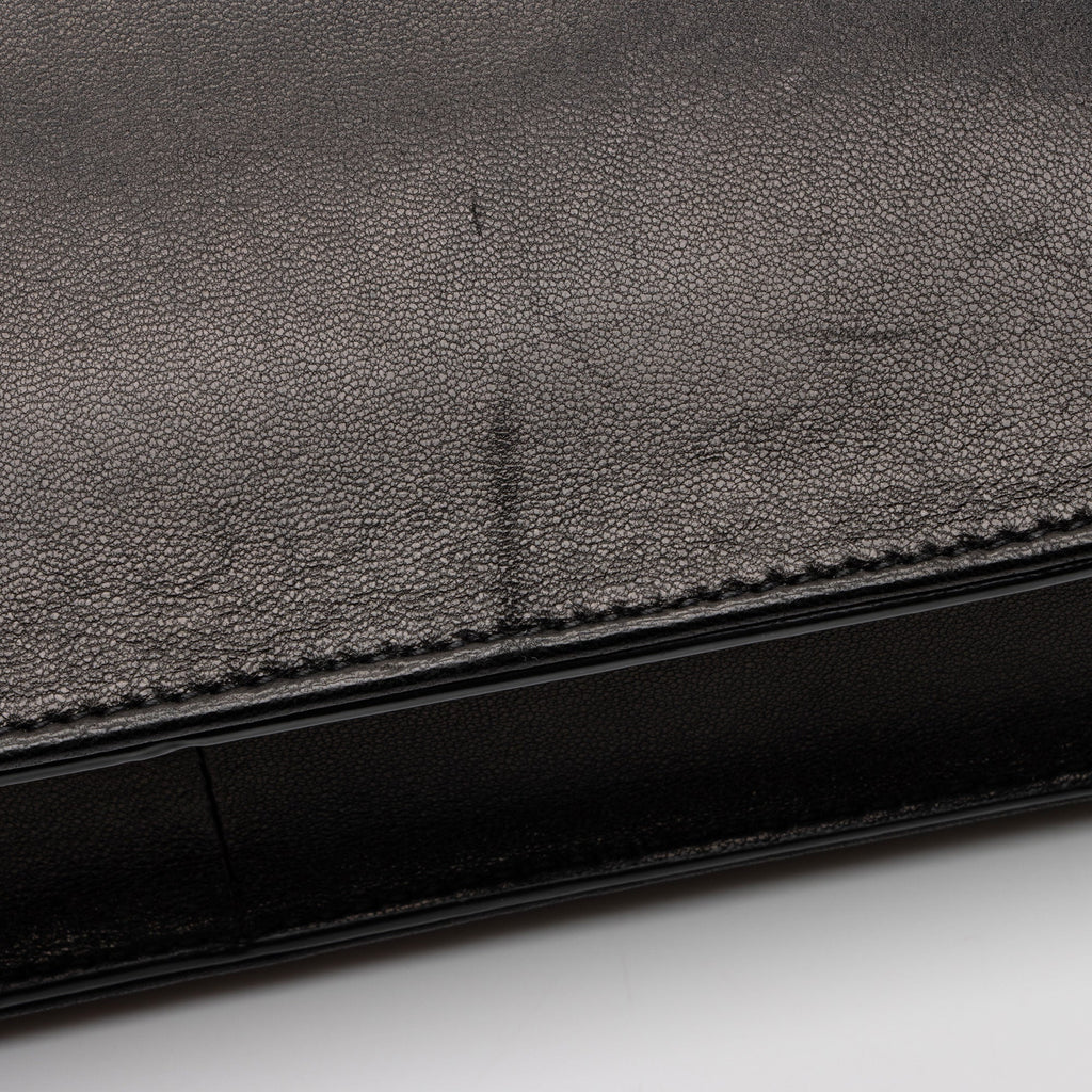 Saint Laurent Lambskin Monogram Gaby Chain Envelope Bag (SHF-KQUxzQ)