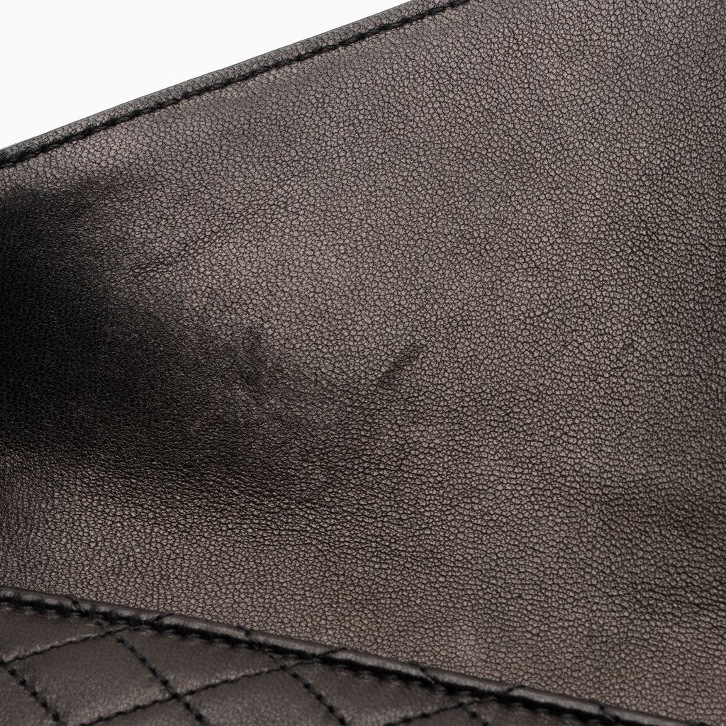 Saint Laurent Lambskin Monogram Gaby Chain Envelope Bag (SHF-KQUxzQ)