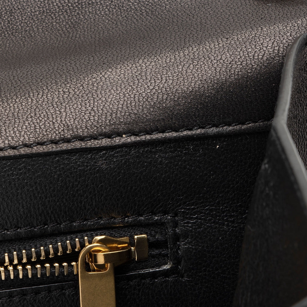 Saint Laurent Lambskin Monogram Gaby Chain Envelope Bag (SHF-KQUxzQ)