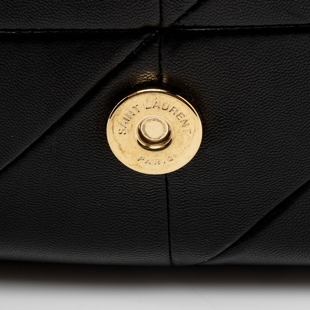 Saint Laurent Lambskin Monogram Jamie Chain Medium Shoulder Bag (SHF-amMtT9)