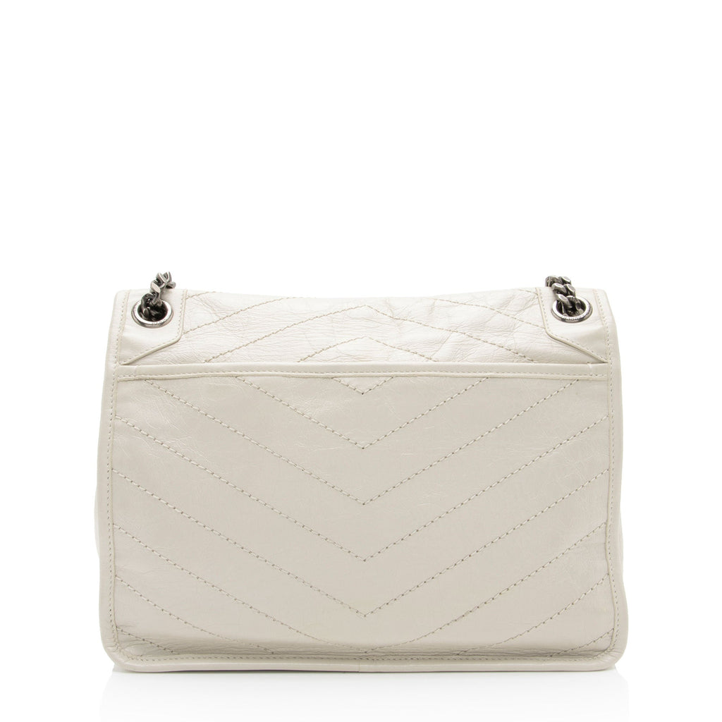 Saint Laurent Lambskin Monogram Niki Medium Shoulder Bag (SHF-bFf3zX)