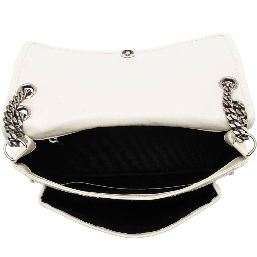 Saint Laurent Lambskin Monogram Niki Medium Shoulder Bag (SHF-bFf3zX)