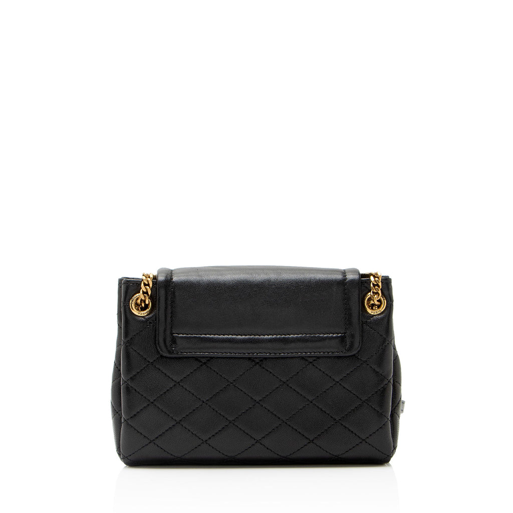 Saint Laurent Lambskin Monogram Nolita Mini Flap Bag