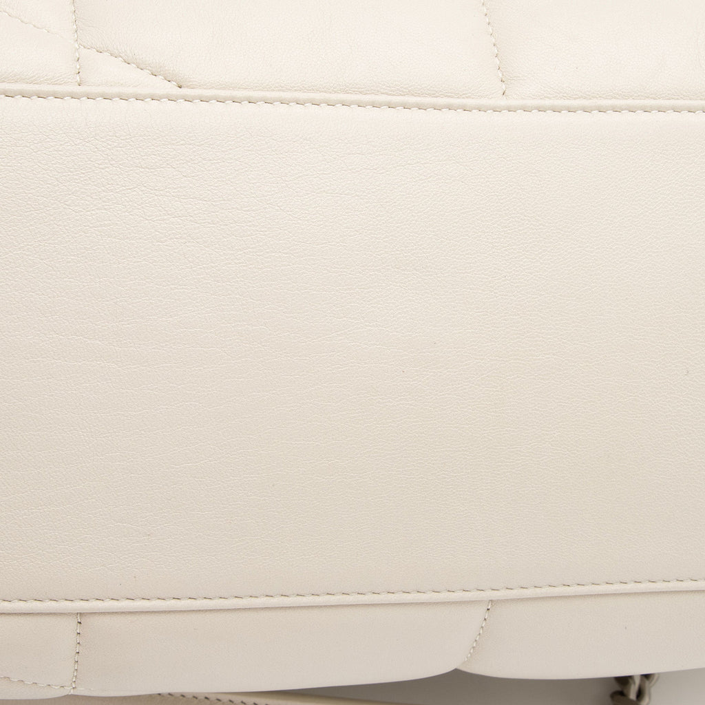 Saint Laurent Lambskin Monogram Puffer LouLou Medium Shoulder Bag (SHF-ONfMik)