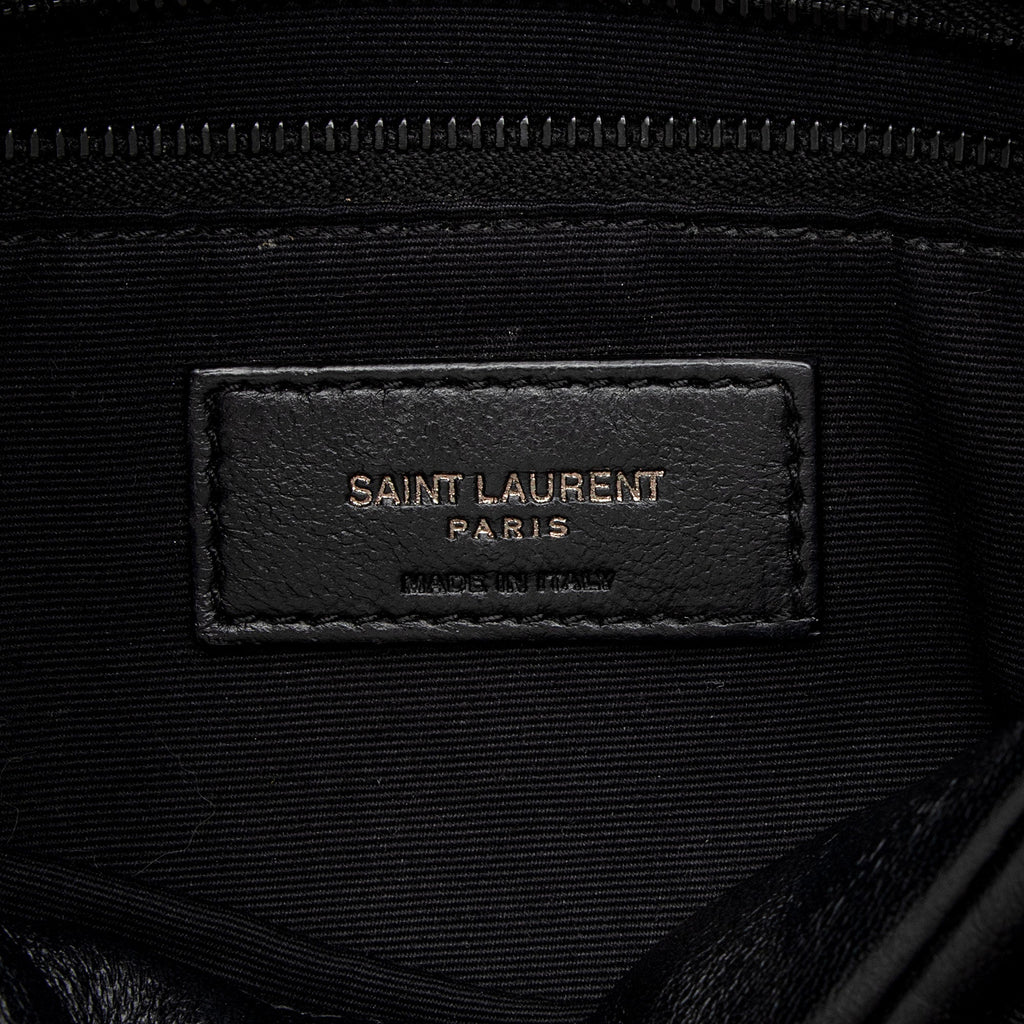 Saint Laurent Lambskin Monogram Puffer LouLou Medium Shoulder Bag (SHF-ArUzt2)
