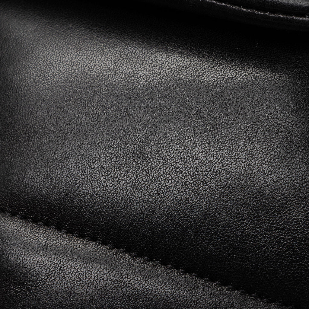 Saint Laurent Lambskin Monogram Puffer LouLou Medium Shoulder Bag (SHF-A0xwhw)
