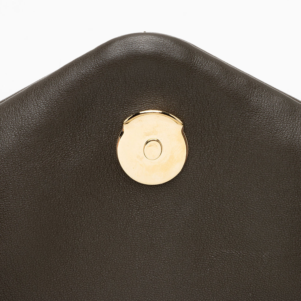 Saint Laurent Lambskin Monogram Puffer LouLou Medium Shoulder Bag (SHF-sxPbmV)