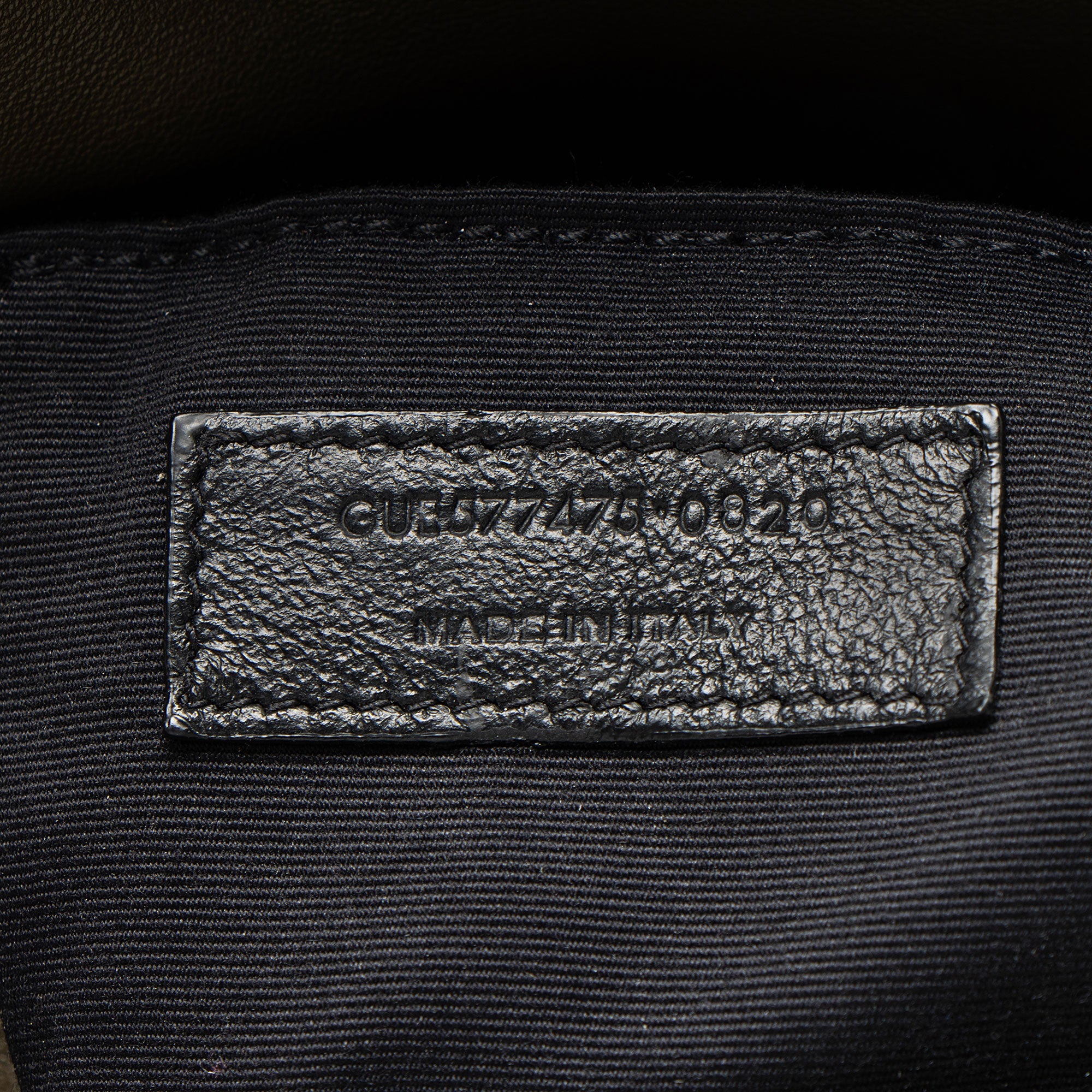Saint Laurent Lambskin Monogram Puffer LouLou Medium Shoulder Bag