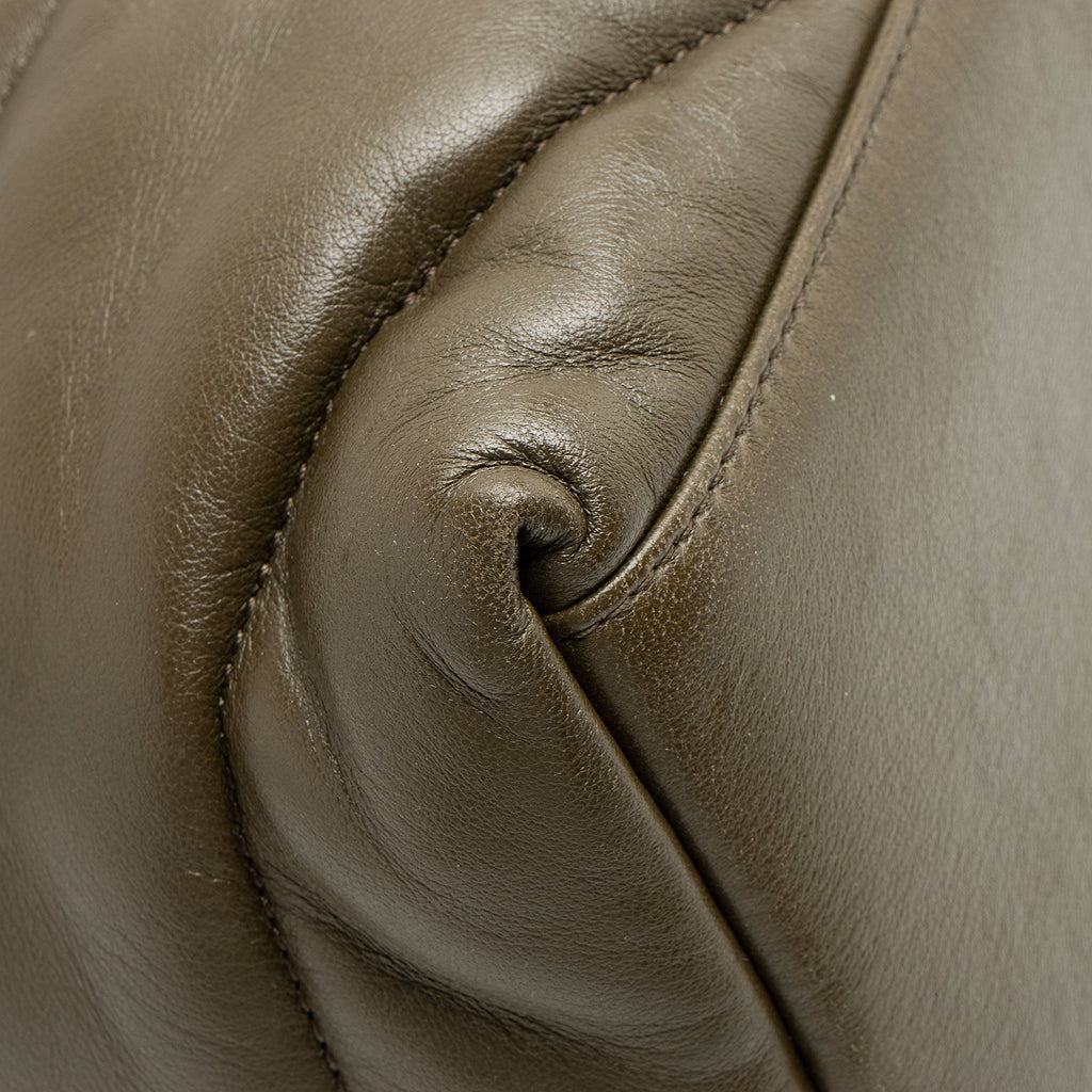 Saint Laurent Lambskin Monogram Puffer LouLou Medium Shoulder Bag