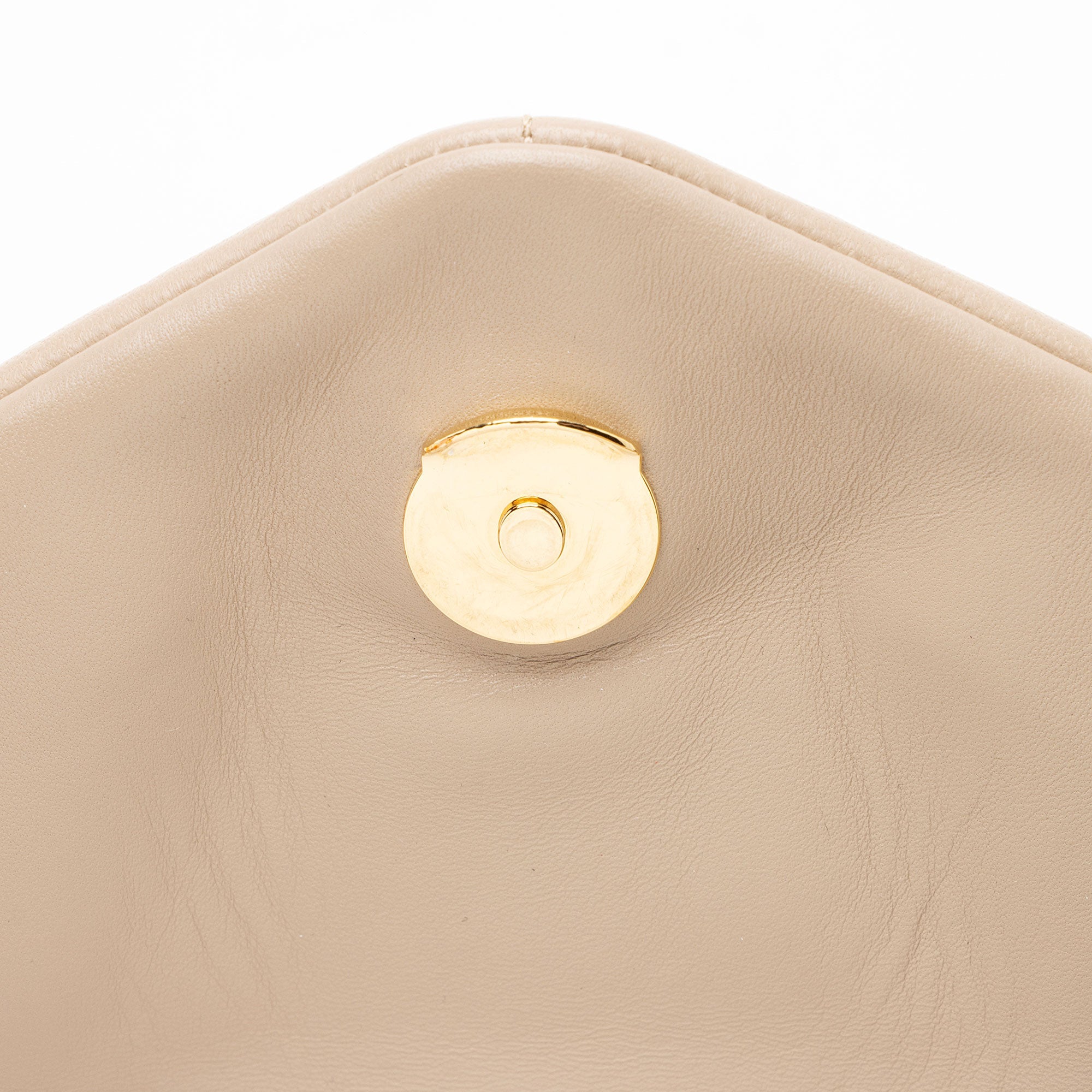Saint Laurent Lambskin Monogram Puffer LouLou Medium Shoulder Bag
