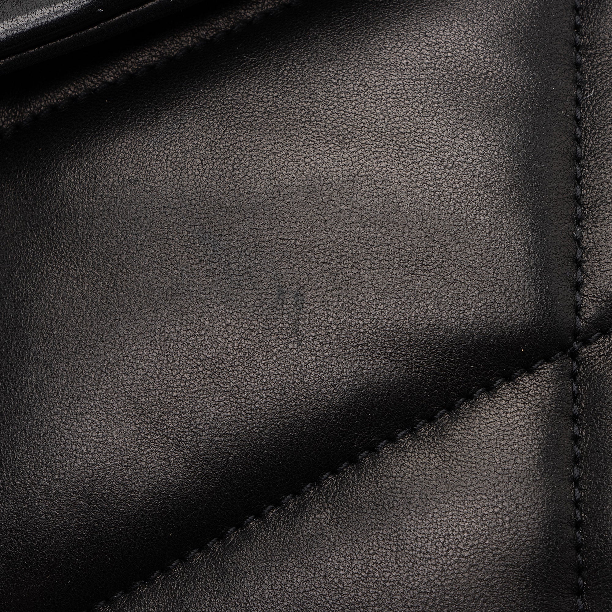 Saint Laurent Lambskin Monogram Puffer LouLou Medium Shoulder Bag