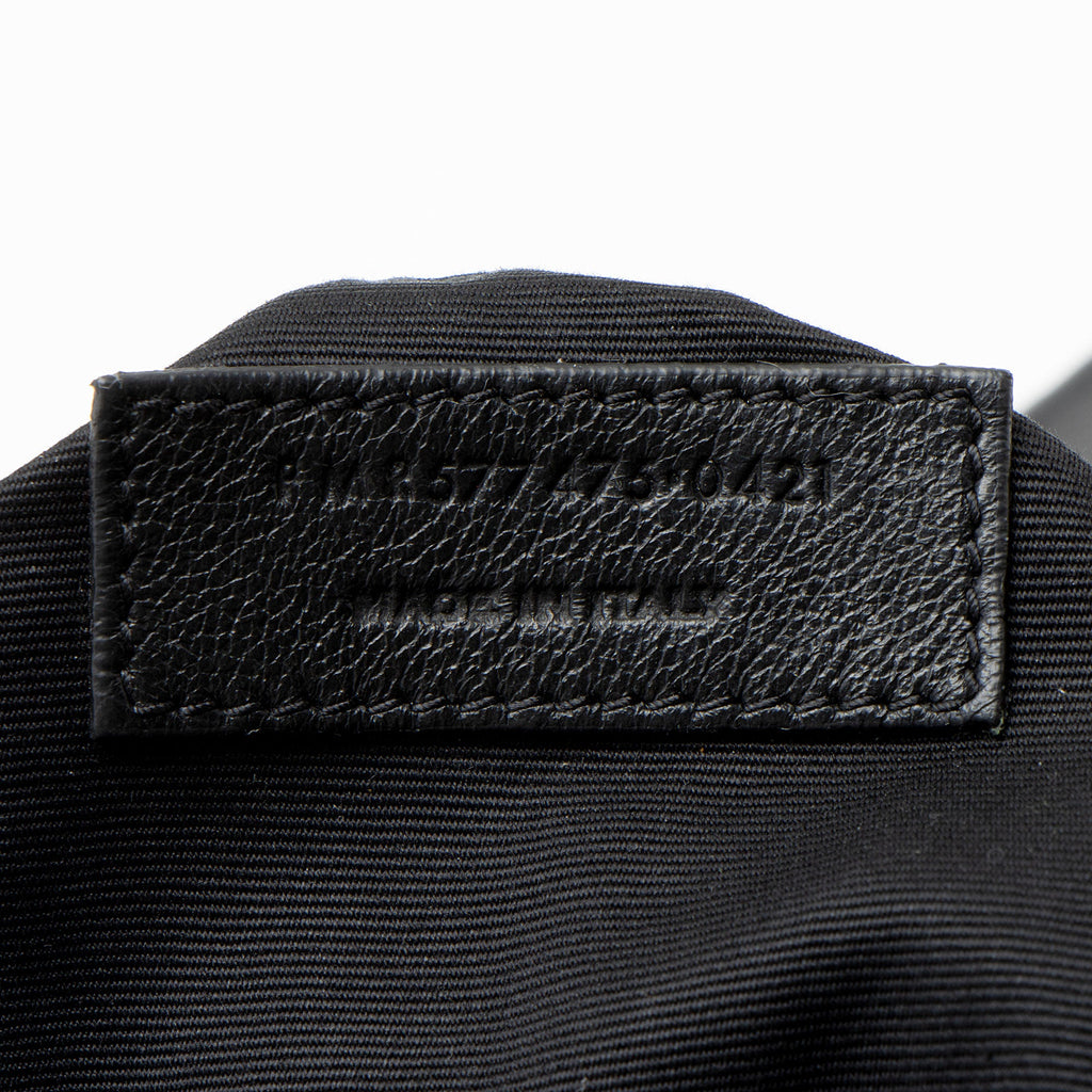 Saint Laurent Lambskin Monogram Puffer LouLou Medium Shoulder Bag