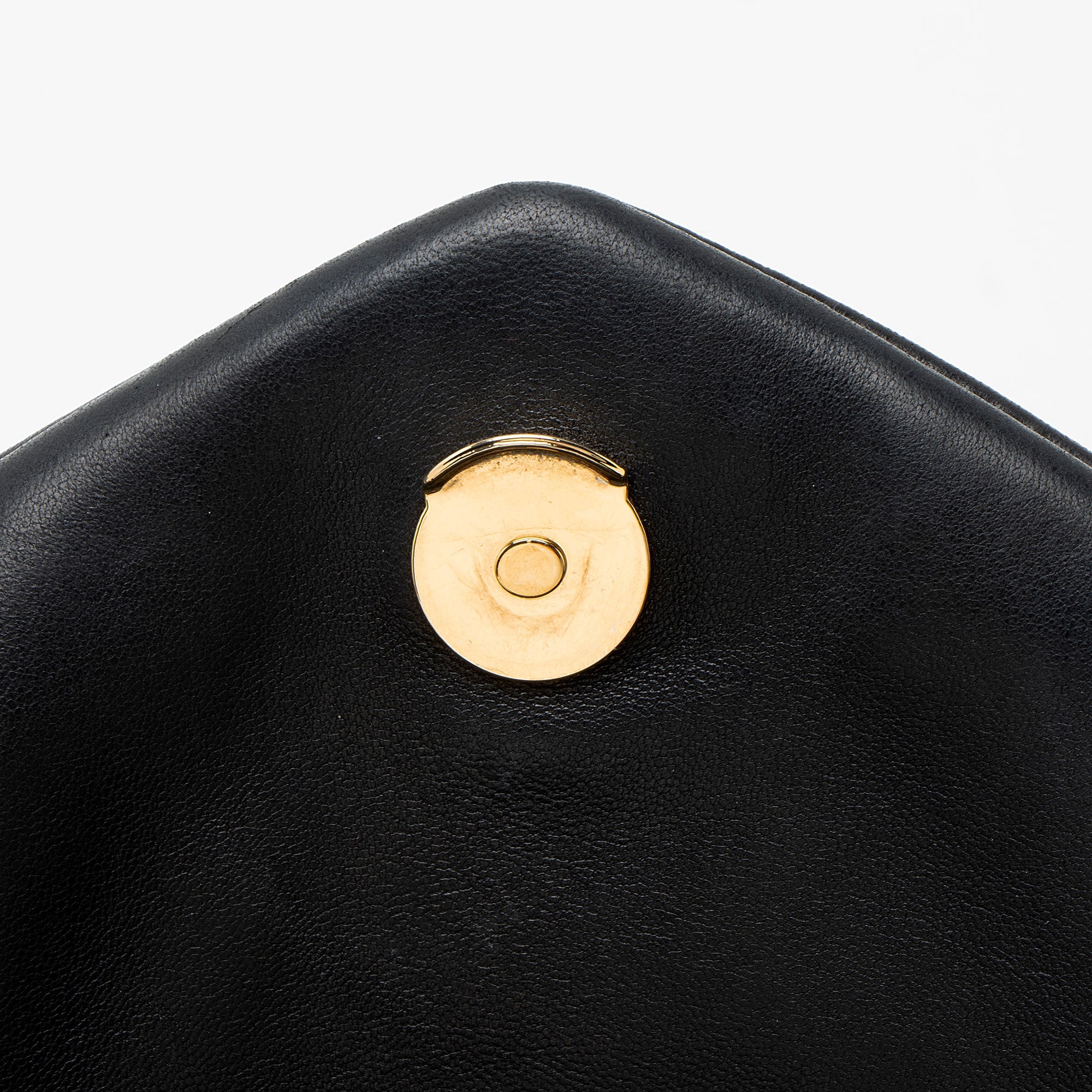 Saint Laurent Lambskin Monogram Puffer LouLou Medium Shoulder Bag