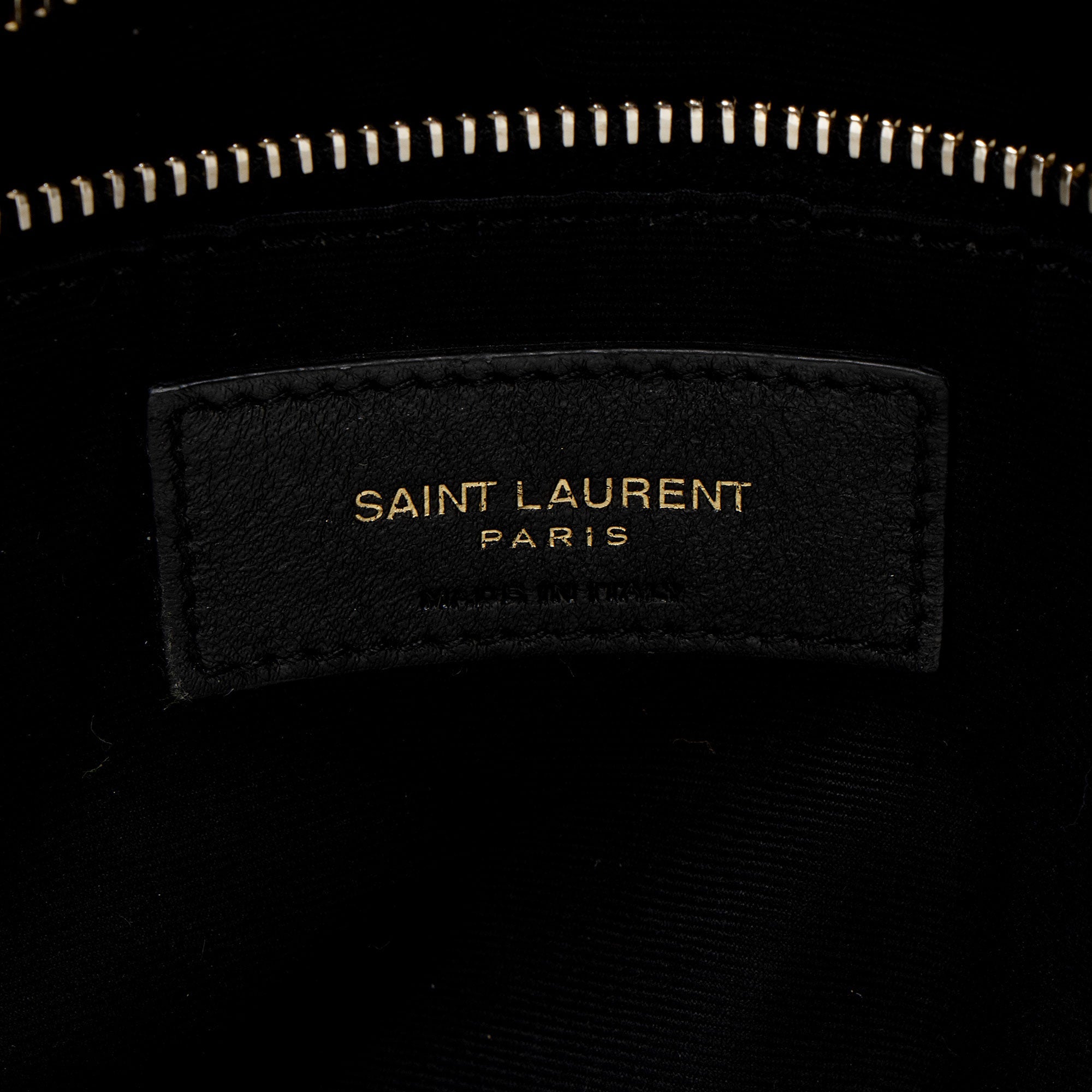 Saint Laurent Lambskin Monogram Puffer LouLou Medium Shoulder Bag