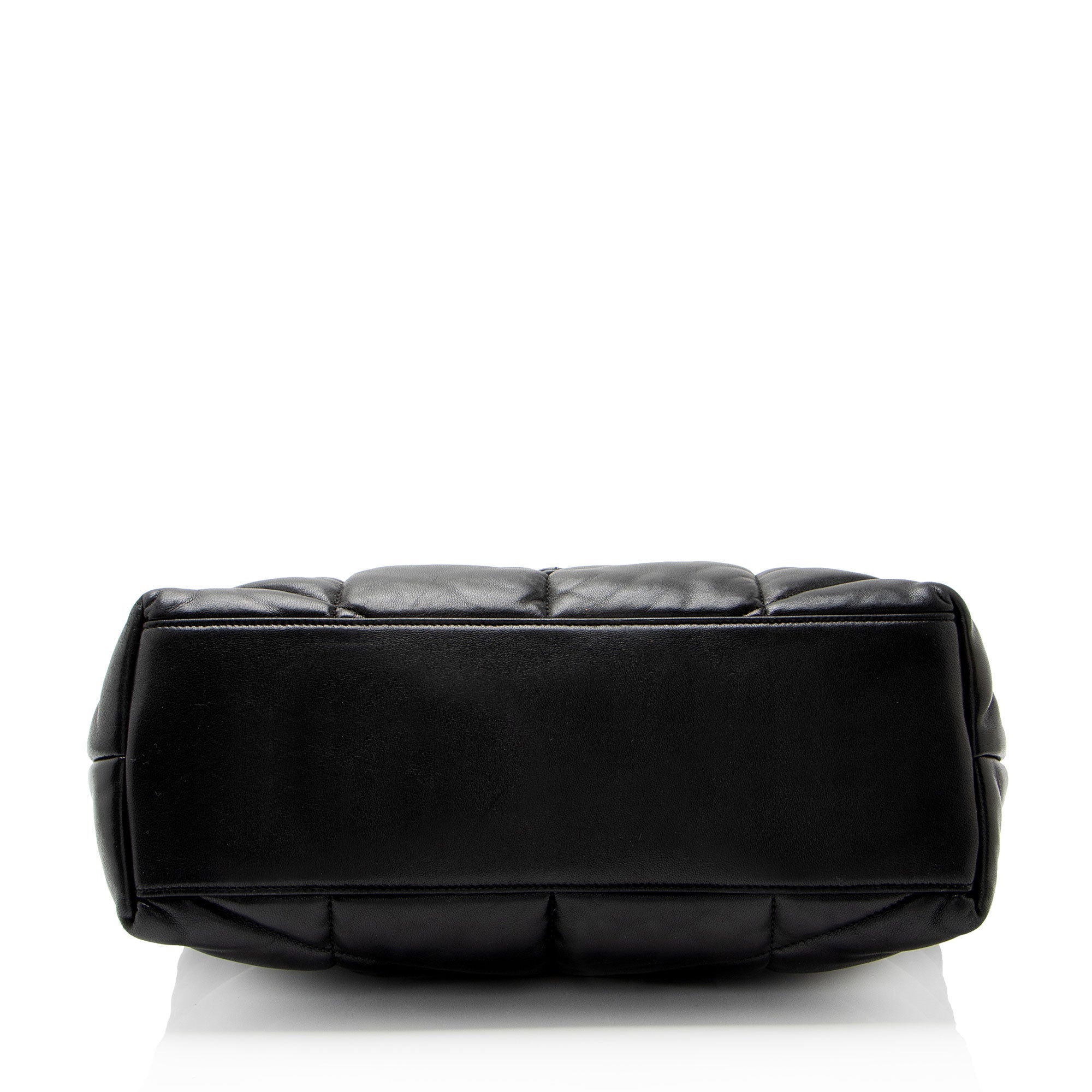 Saint Laurent Lambskin Monogram Puffer LouLou Medium Shoulder Bag