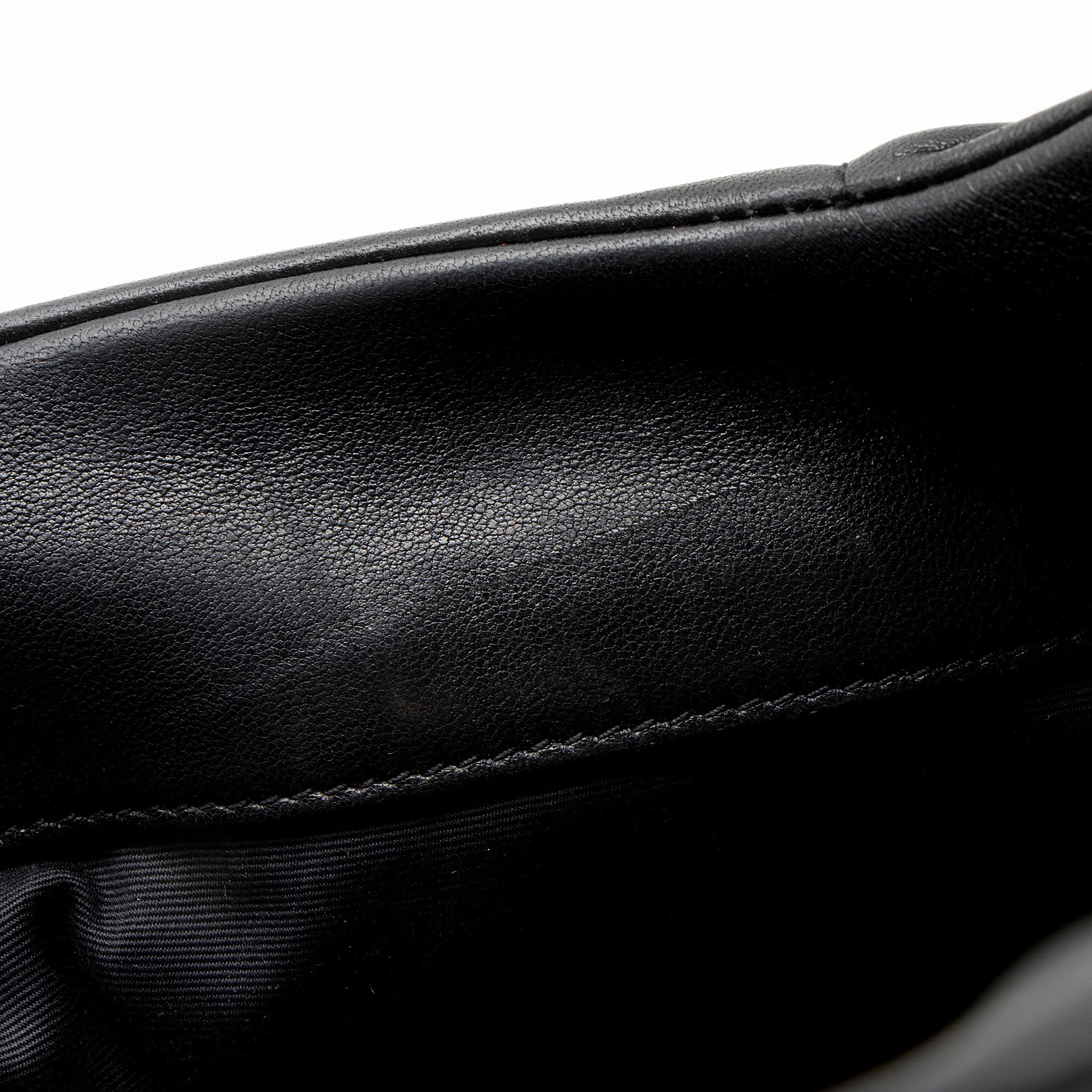Saint Laurent Lambskin Monogram Puffer LouLou Medium Shoulder Bag