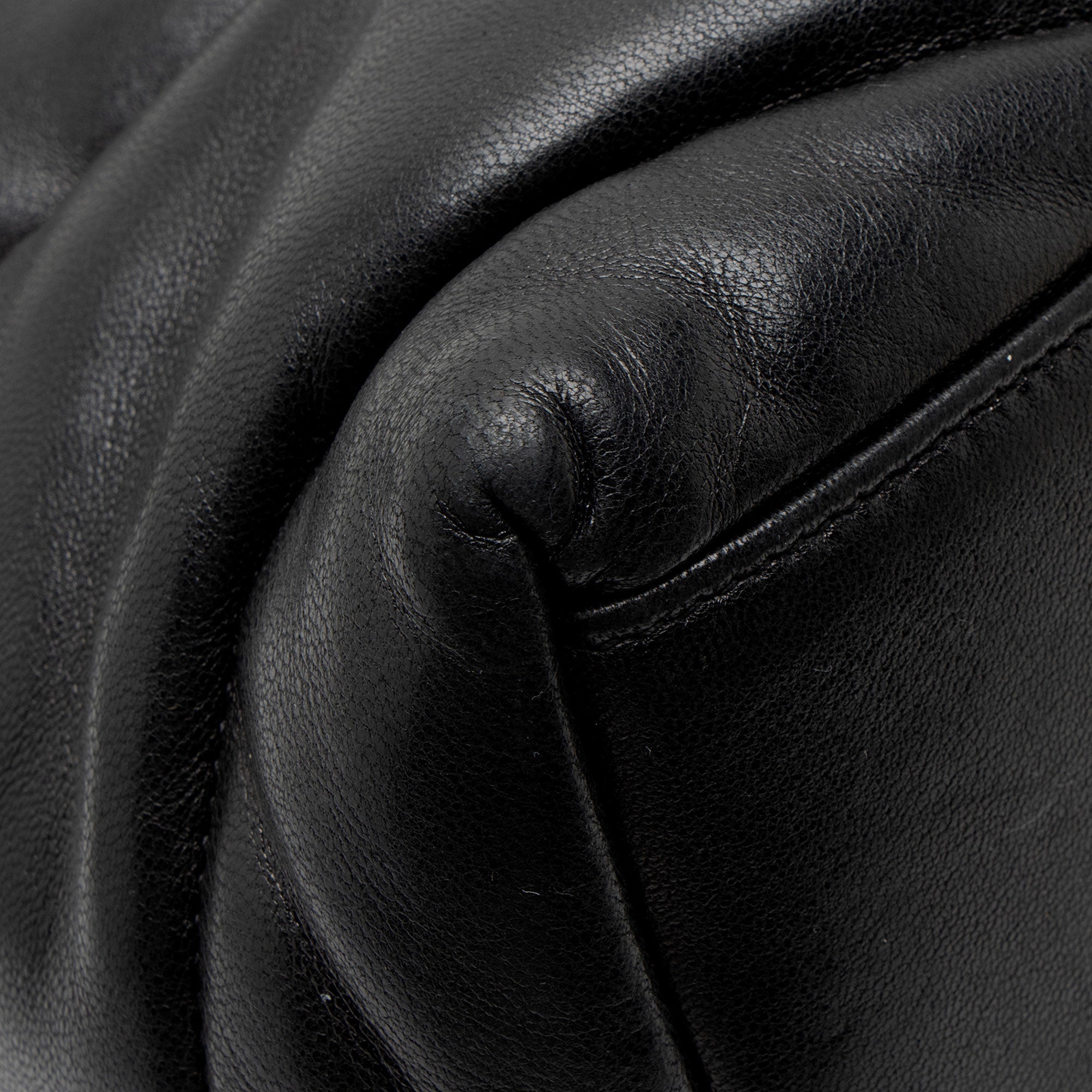 Saint Laurent Lambskin Monogram Puffer LouLou Medium Shoulder Bag