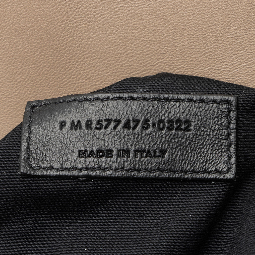 Saint Laurent Lambskin Monogram Puffer LouLou Medium Shoulder Bag
