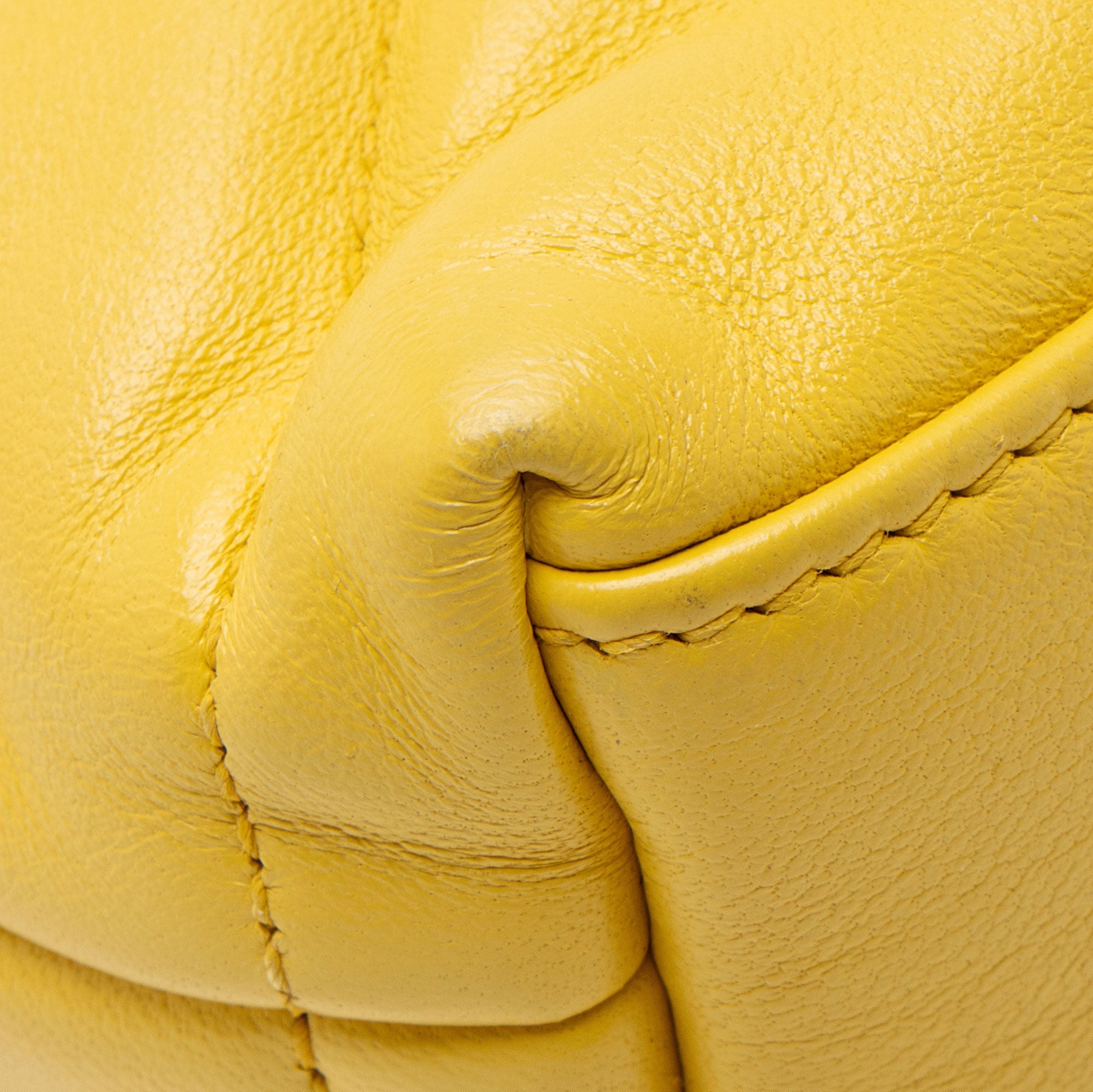 Saint Laurent Lambskin Monogram Puffer LouLou Small Clutch