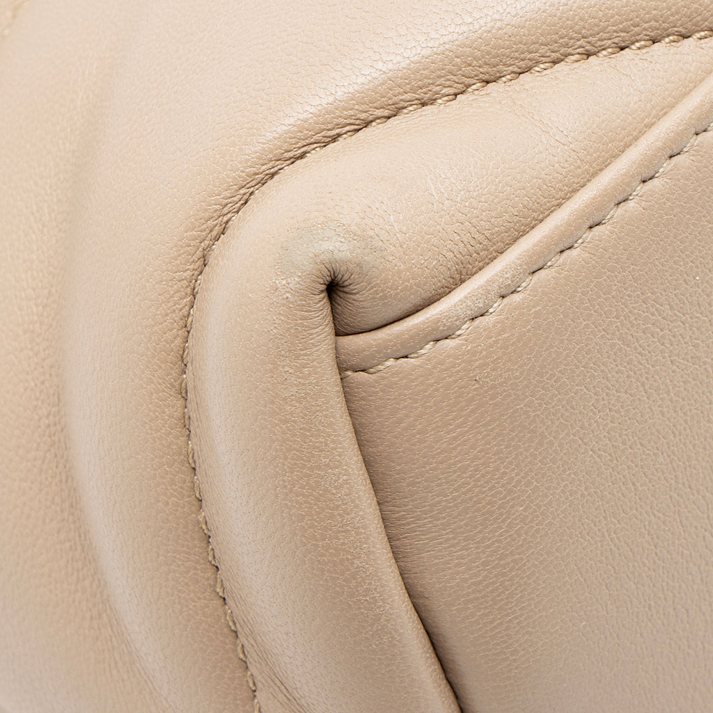 Saint Laurent Lambskin Monogram Puffer LouLou Small Shoulder Bag