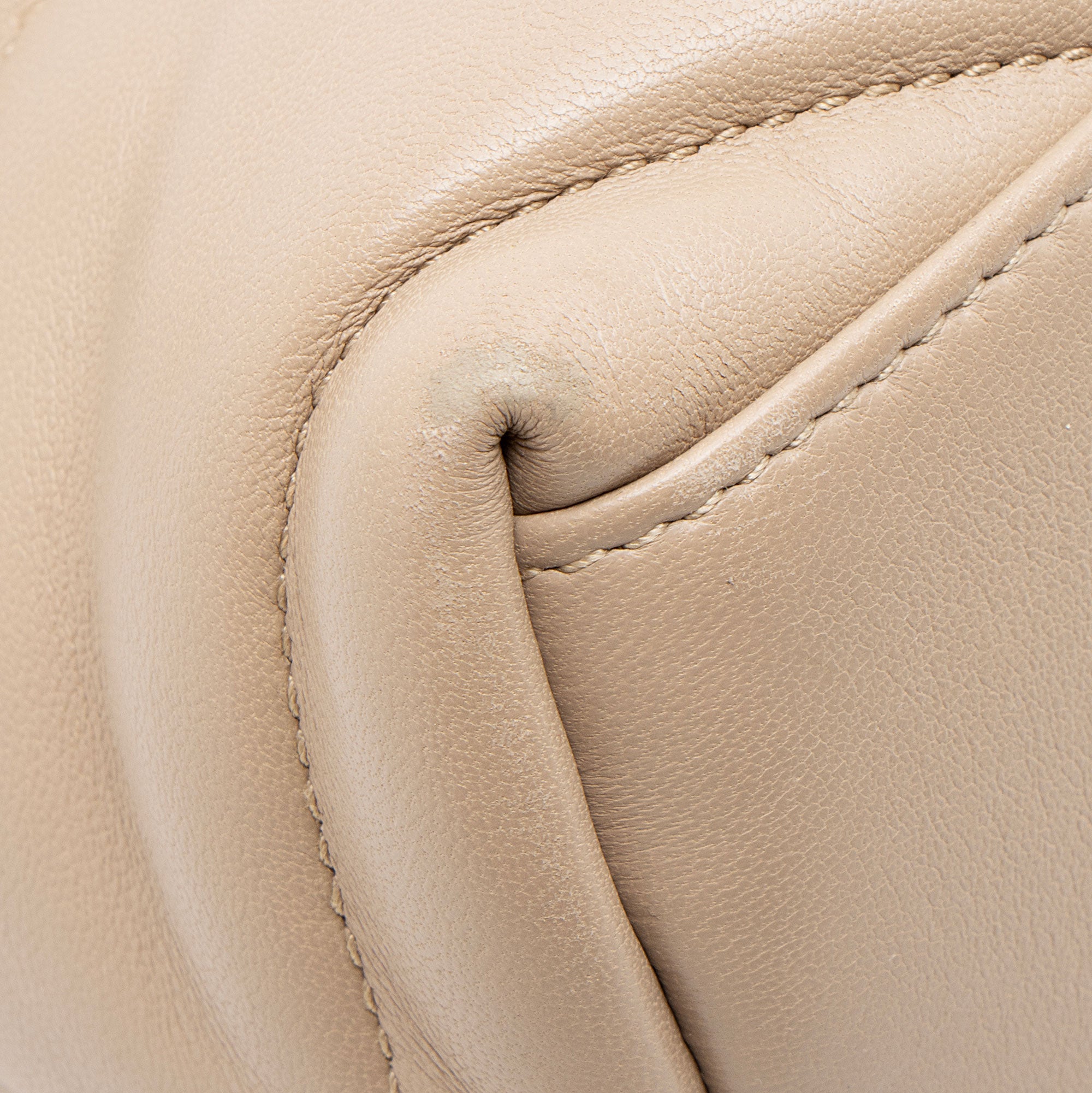 Saint Laurent Lambskin Monogram Puffer LouLou Small Shoulder Bag