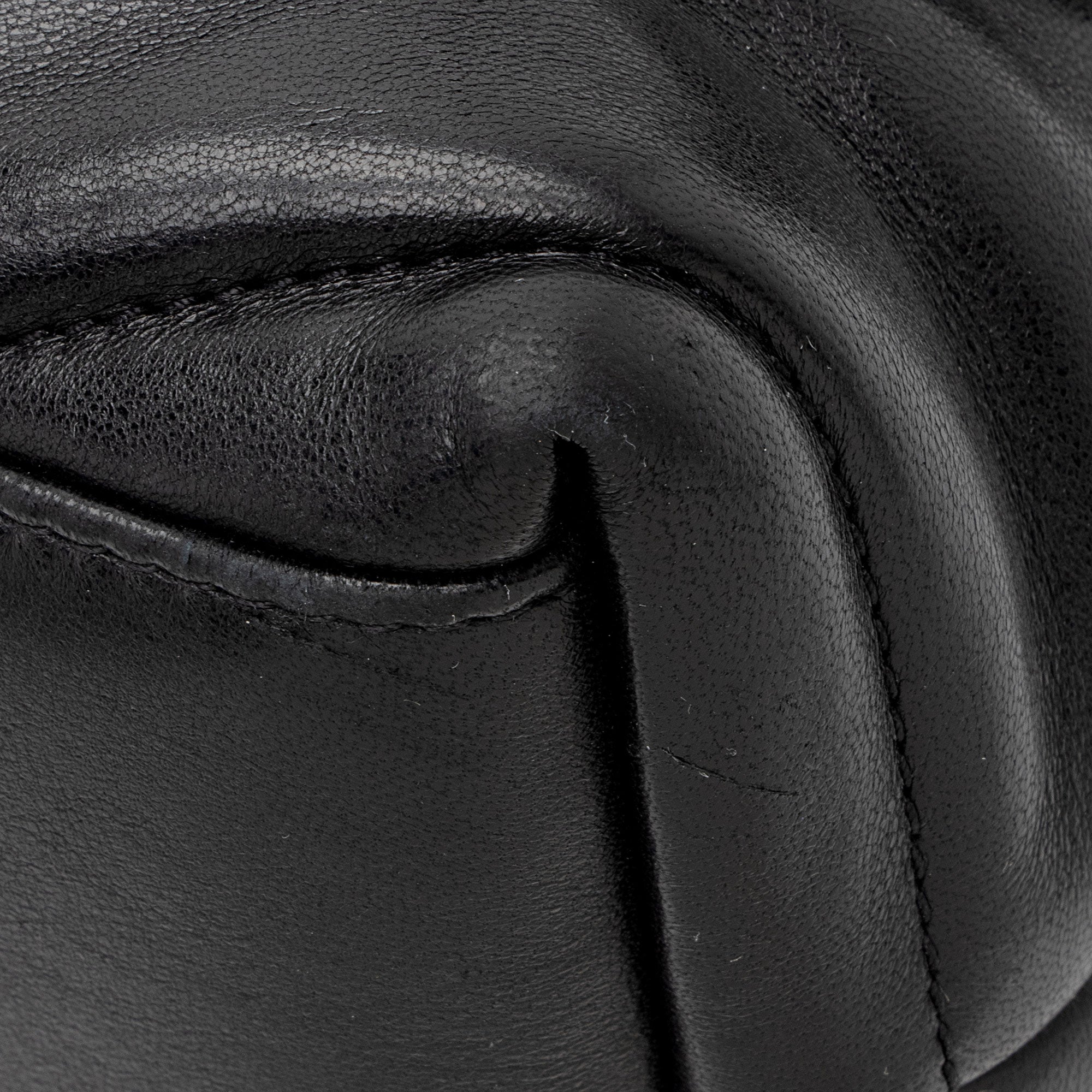 Saint Laurent Lambskin Monogram Puffer LouLou Small Shoulder Bag