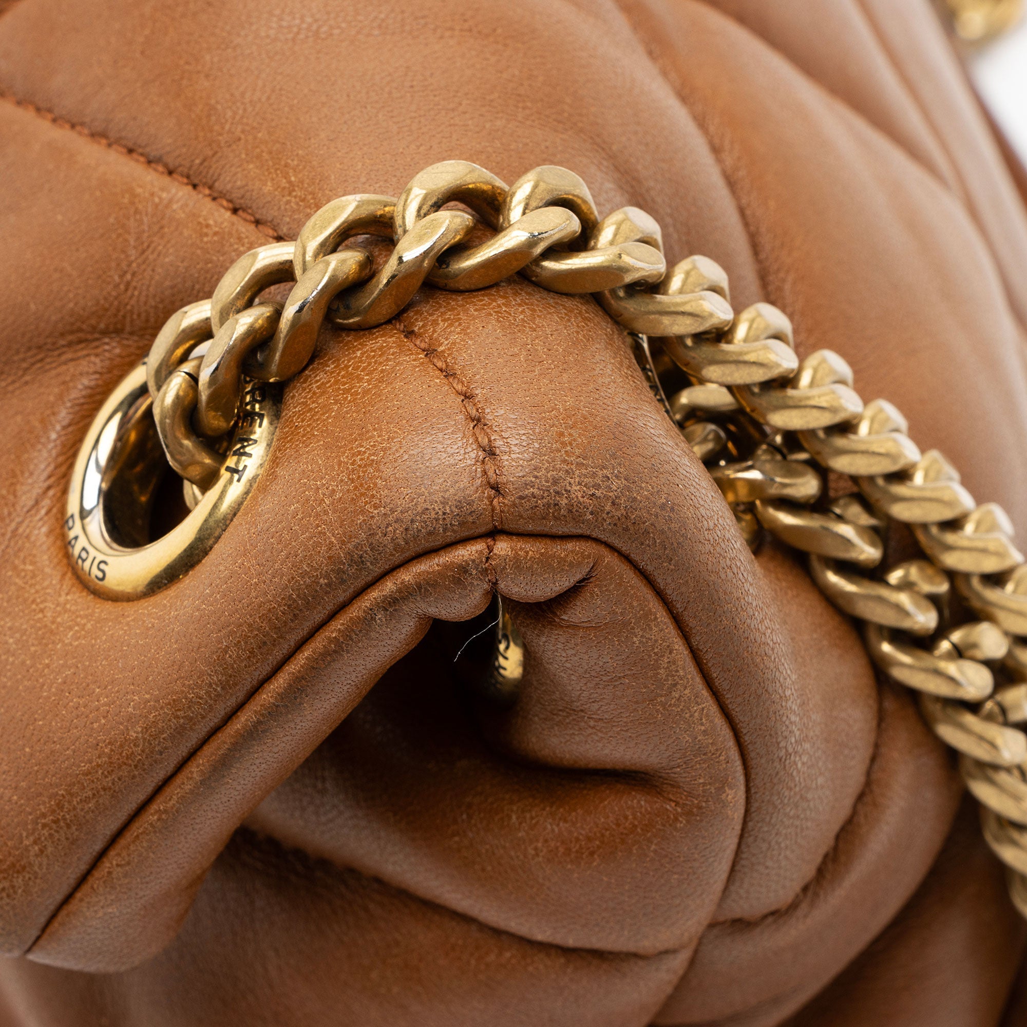 Saint Laurent Lambskin Monogram Puffer LouLou Small Shoulder Bag