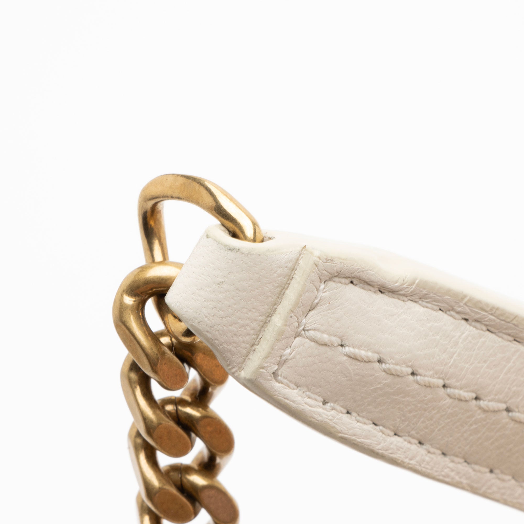 Saint Laurent Lambskin Monogram Puffer LouLou Small Shoulder Bag