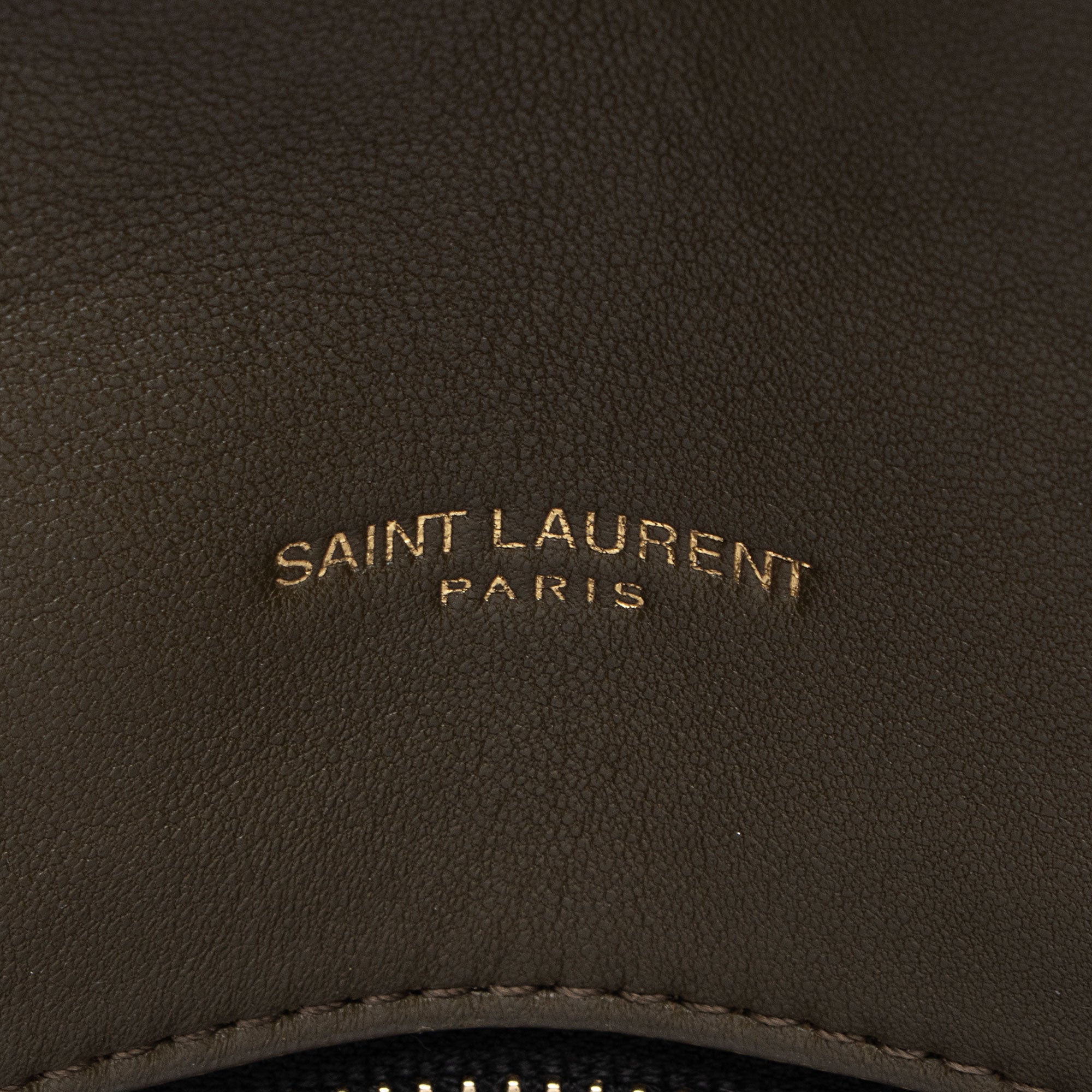 Saint Laurent Lambskin Monogram Puffer LouLou Small Shoulder Bag