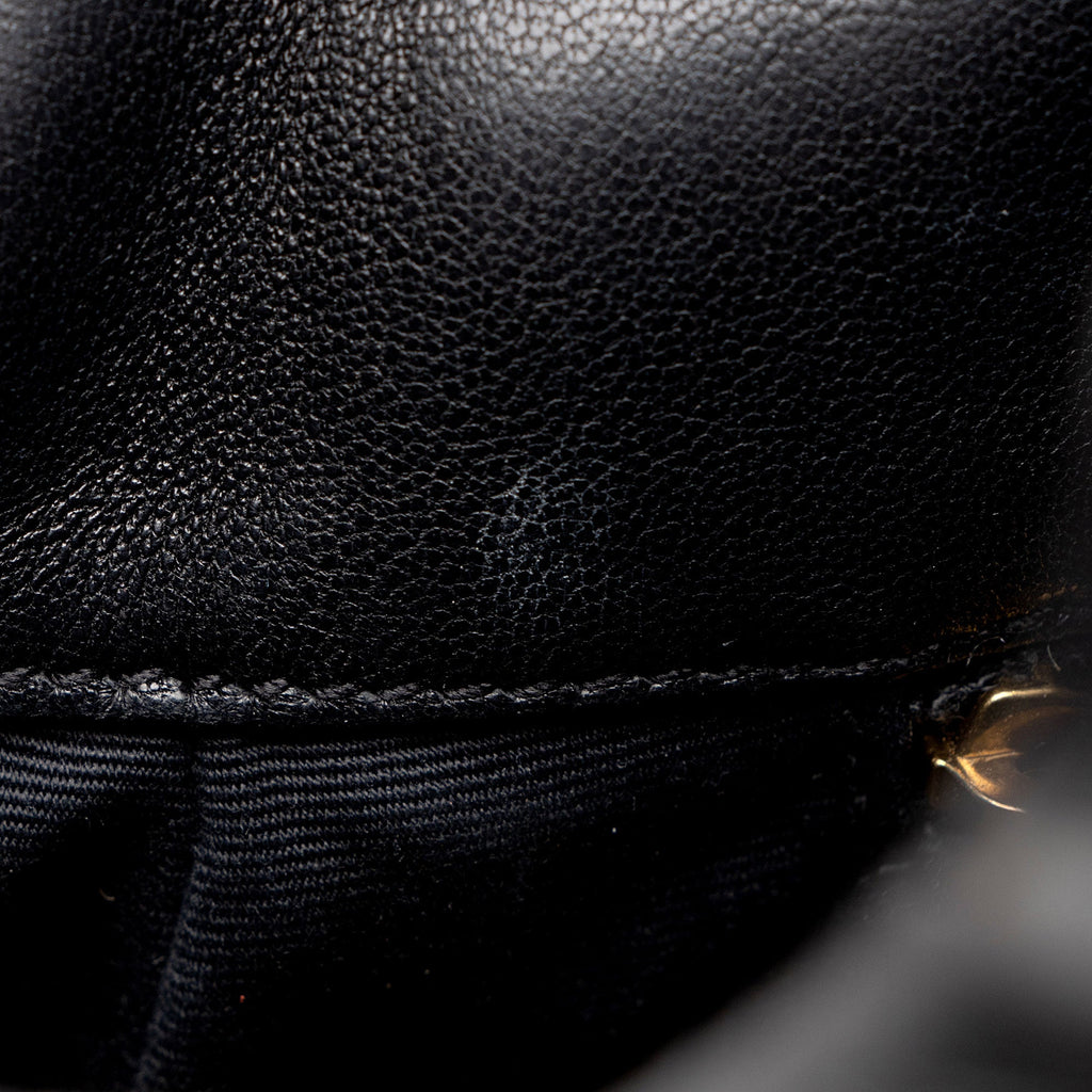 Saint Laurent Lambskin Monogram Puffer LouLou Toy Shoulder Bag