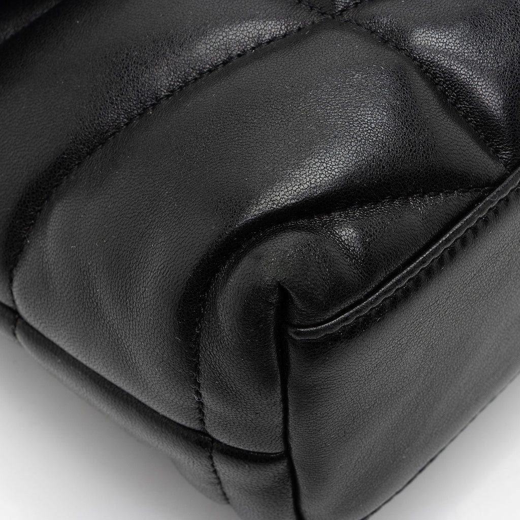 Saint Laurent Lambskin Monogram Puffer LouLou Toy Shoulder Bag