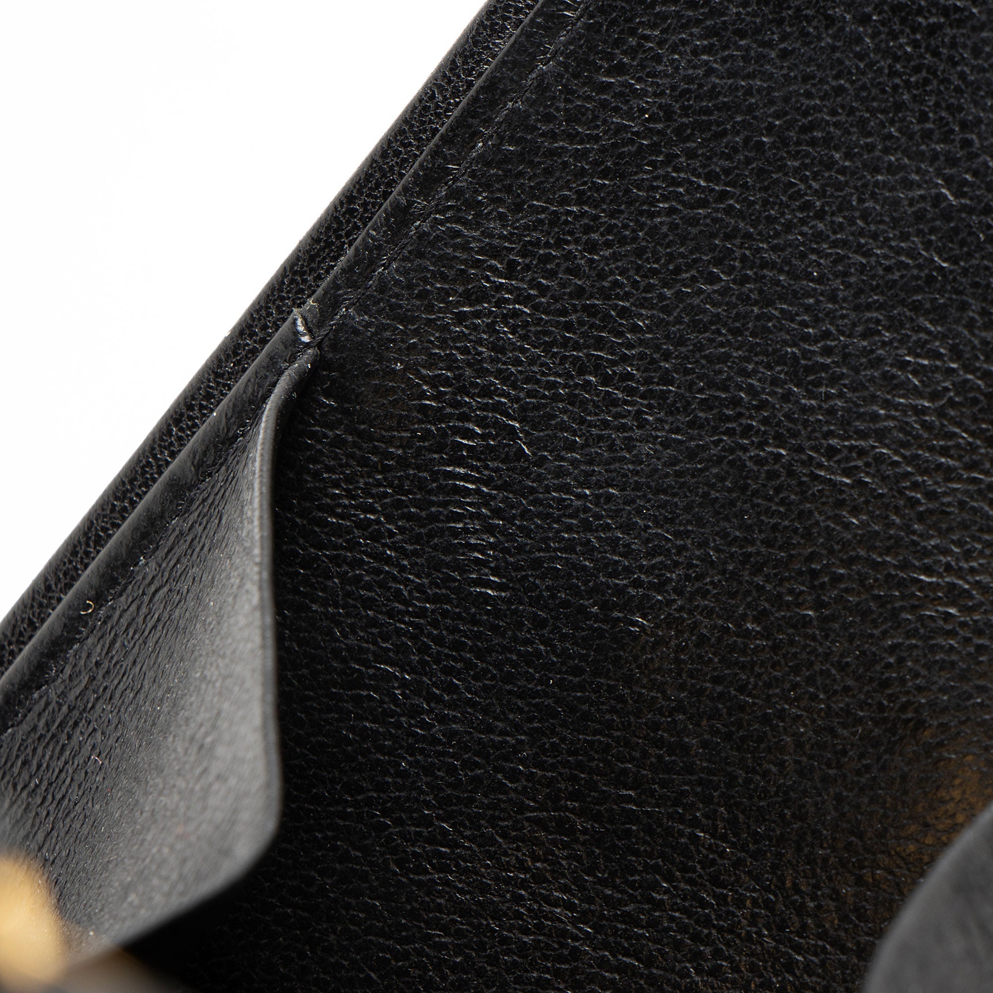 Saint Laurent Lambskin Monogram Pyramid Clutch