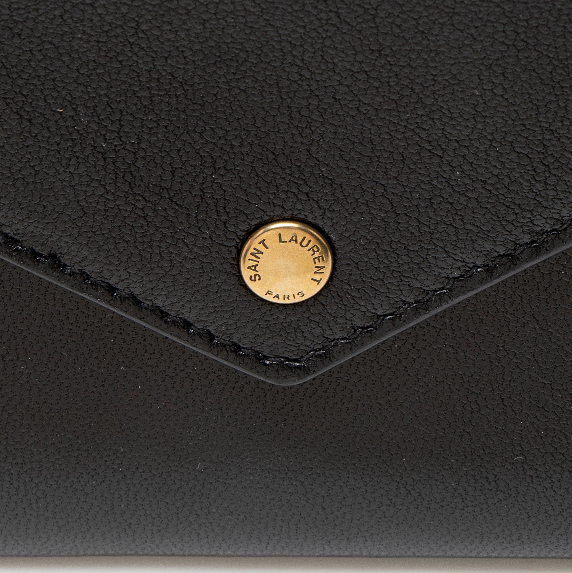 Saint Laurent Lambskin Envelope Pochette