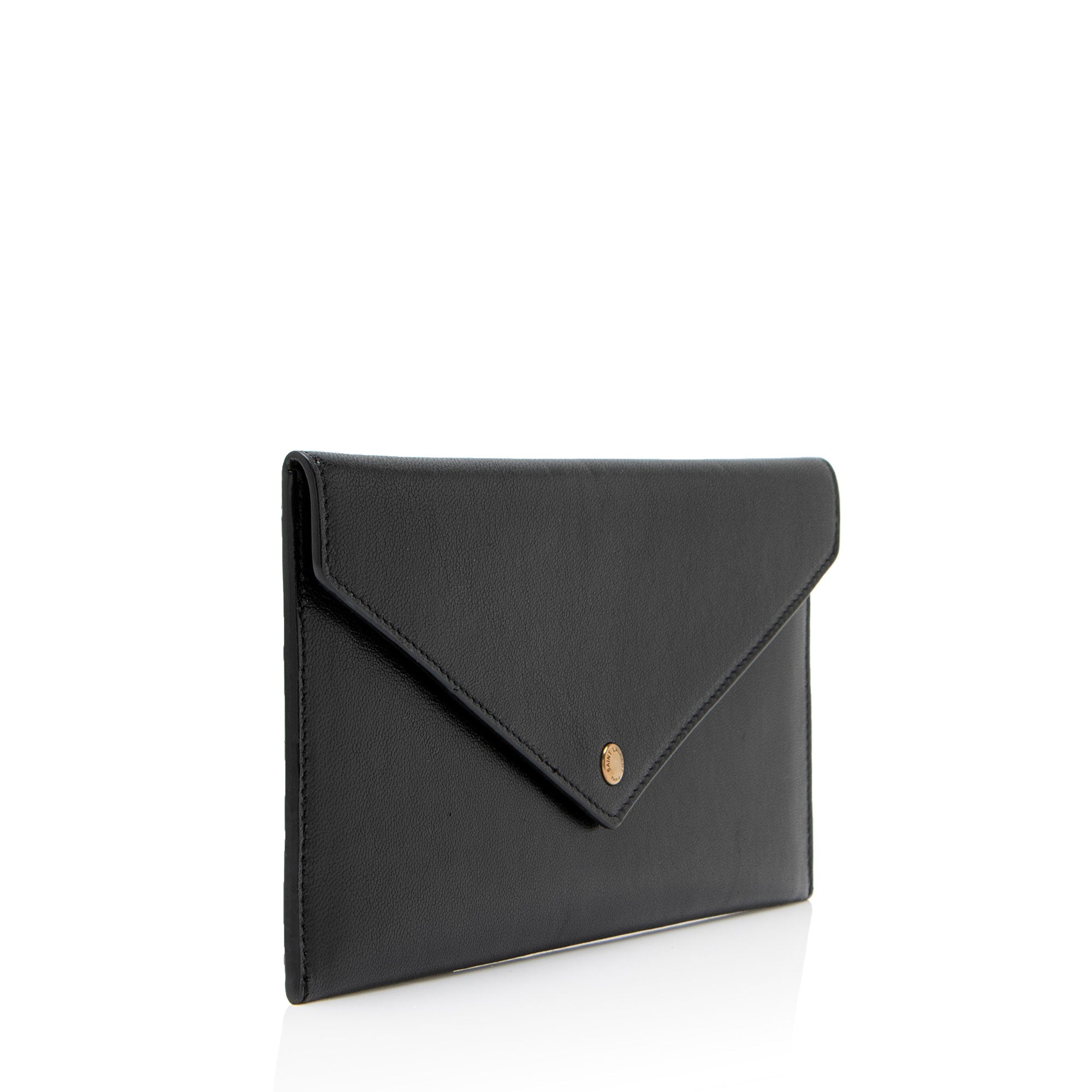 Saint Laurent Lambskin Envelope Pochette