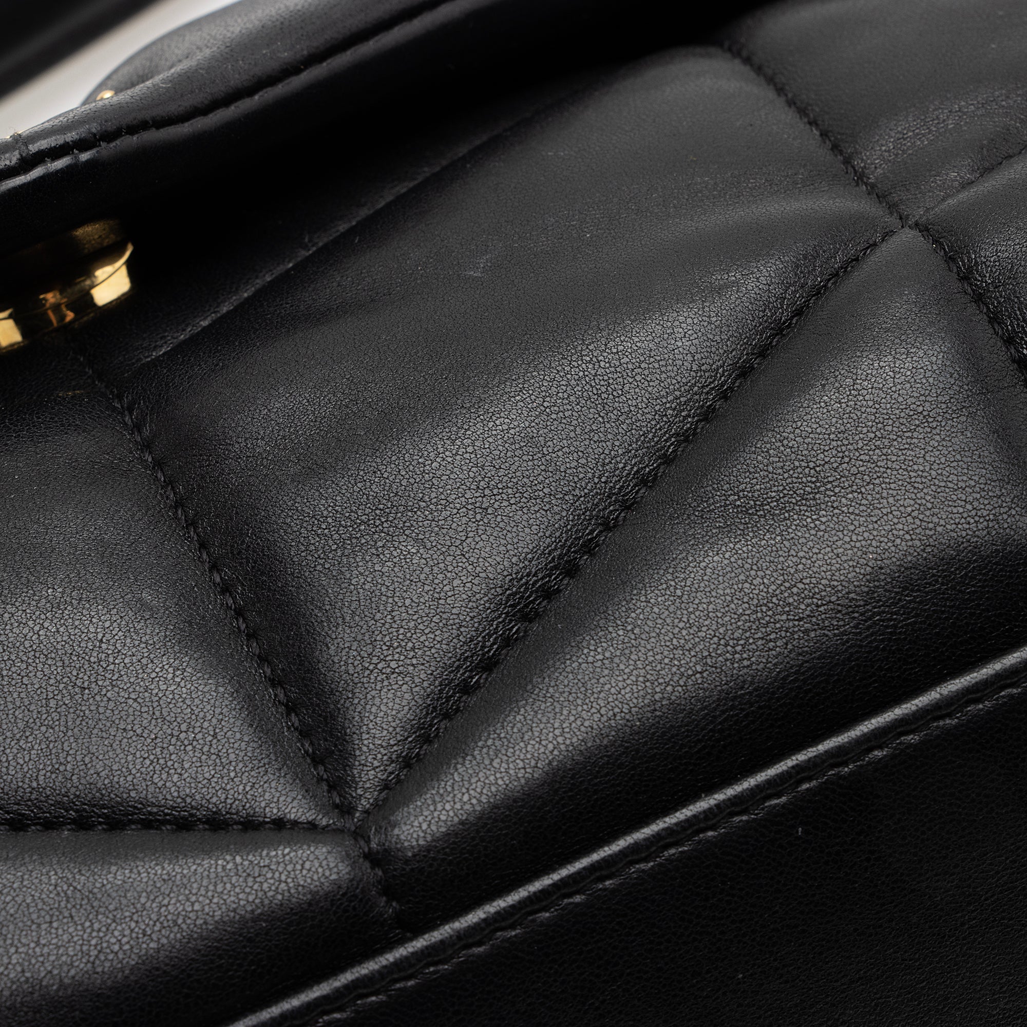 Saint Laurent Lambskin Puffer LouLou Small Shoulder Bag (SHF-22808)