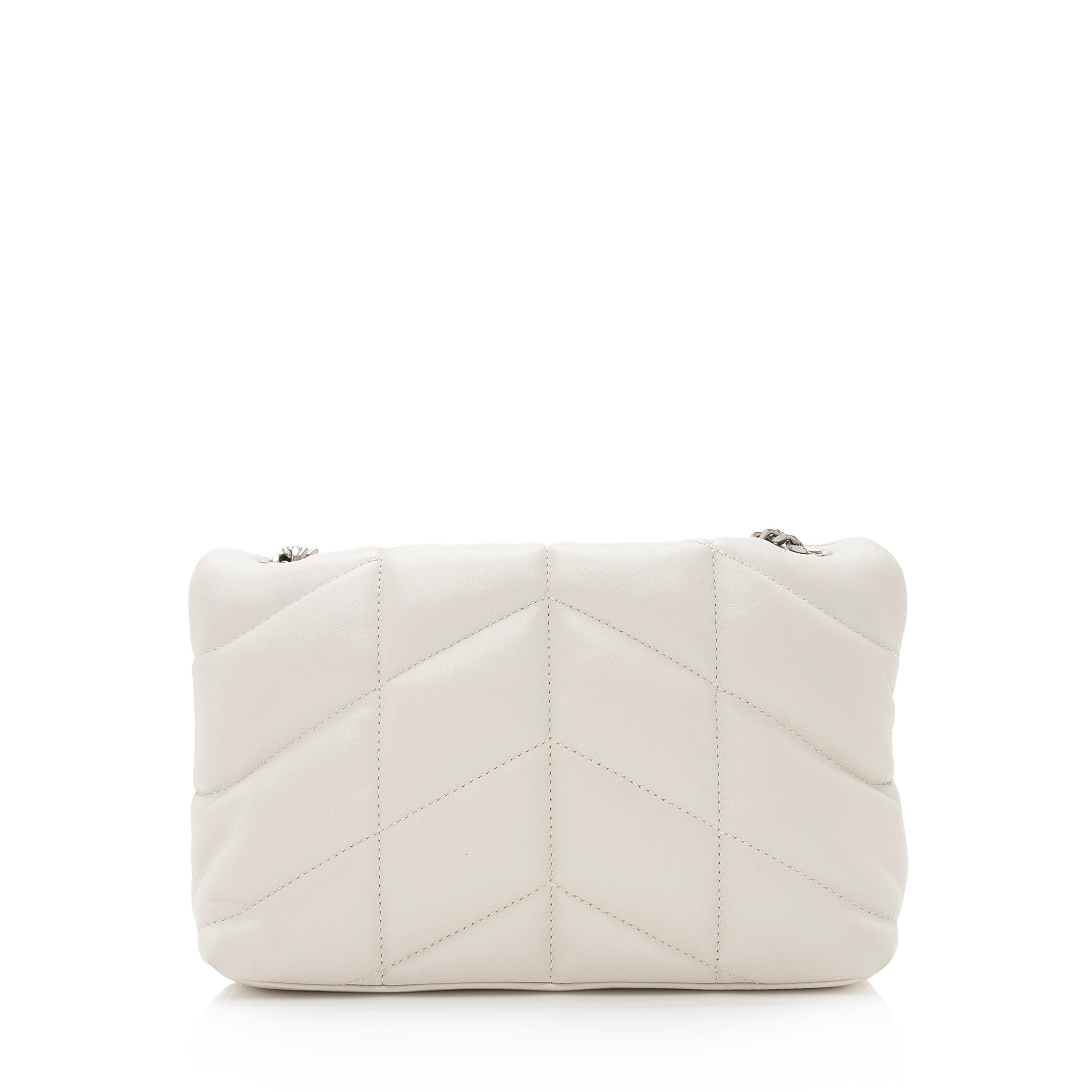 Saint Laurent Lambskin Puffer LouLou Toy Shoulder Bag (SHF-22629)