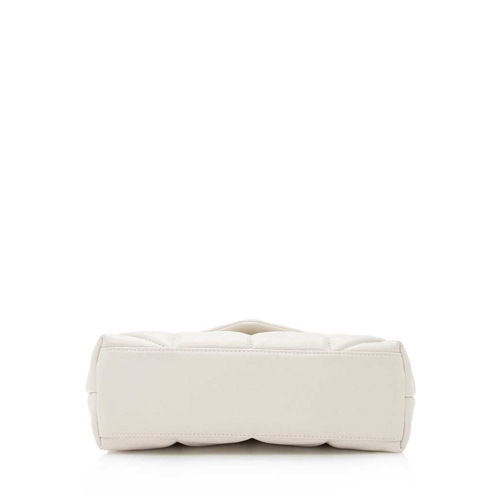 Saint Laurent Lambskin Puffer LouLou Toy Shoulder Bag (SHF-22629)